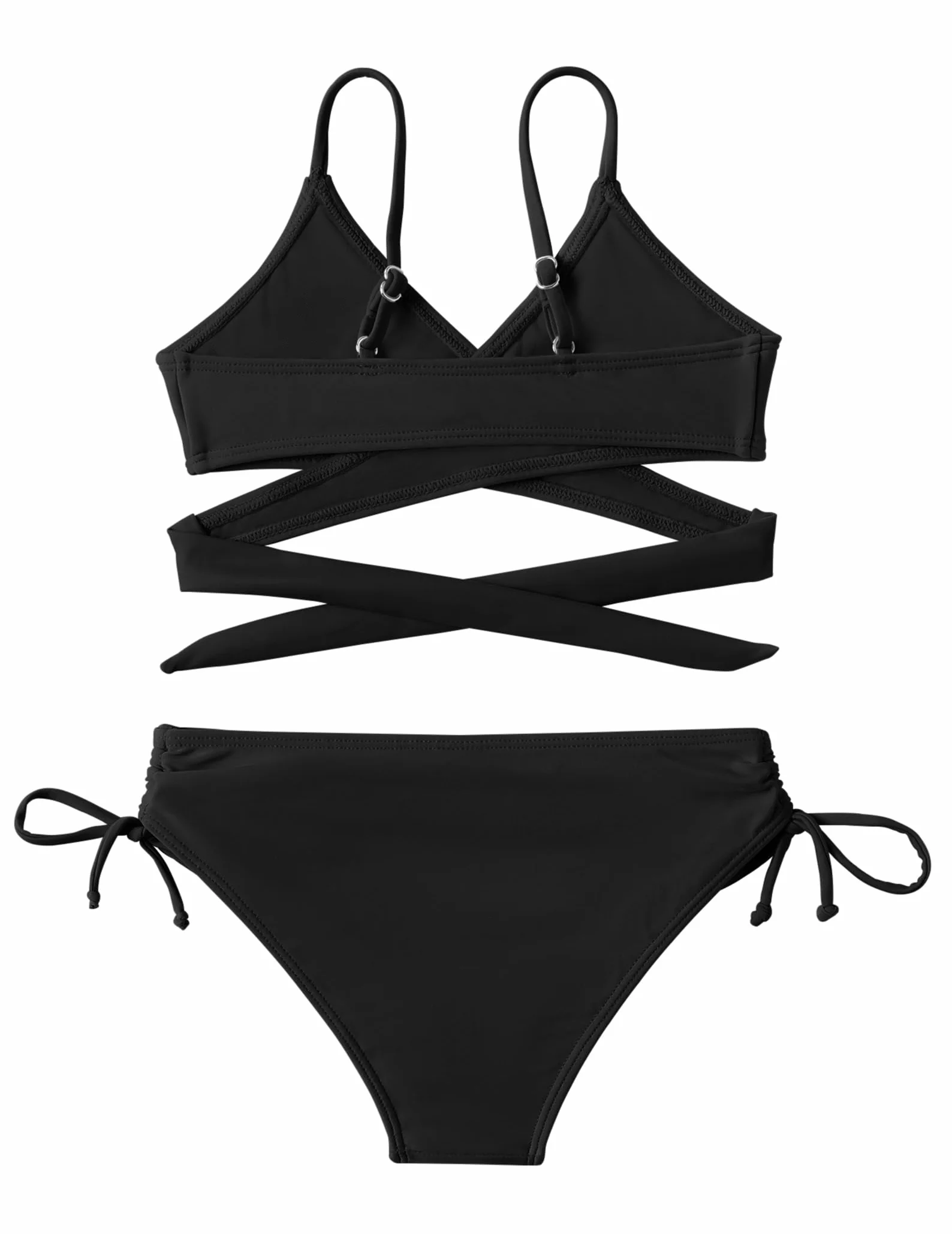Arshiner Dziewczęcy zestaw bikini 2-częściowy strój kąpielowy dla dzieci 6-14 lat