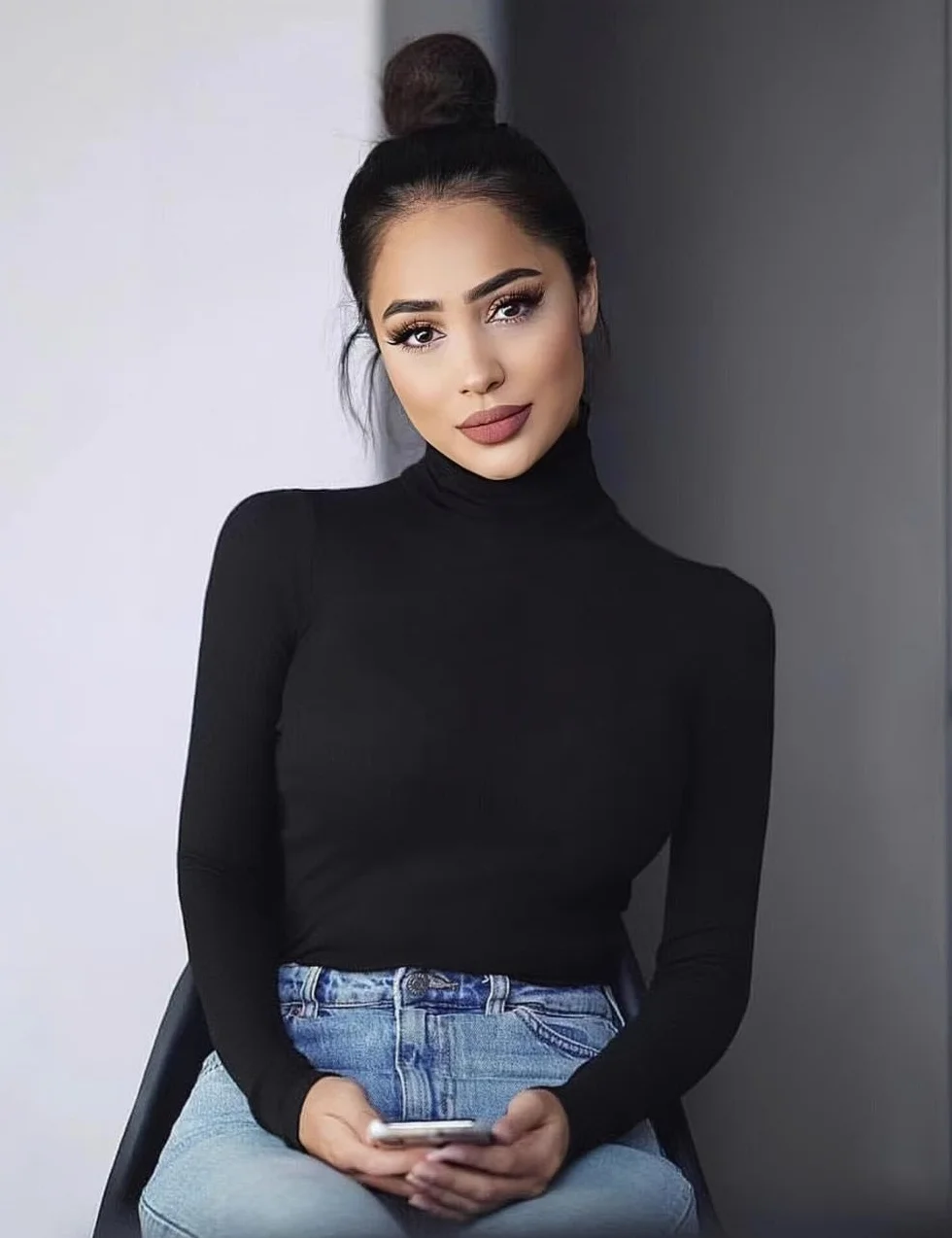 Body Damskie Z Długim Rękawem Wysoki Kołnierz Bodysuit Topy Sexy Slim Fit Bodies Nosić Podstawowy Strój Top Miękkie Ciepłe Koszule Kryty Elastyczny Shapewear Elegancki Jednolity Kolor