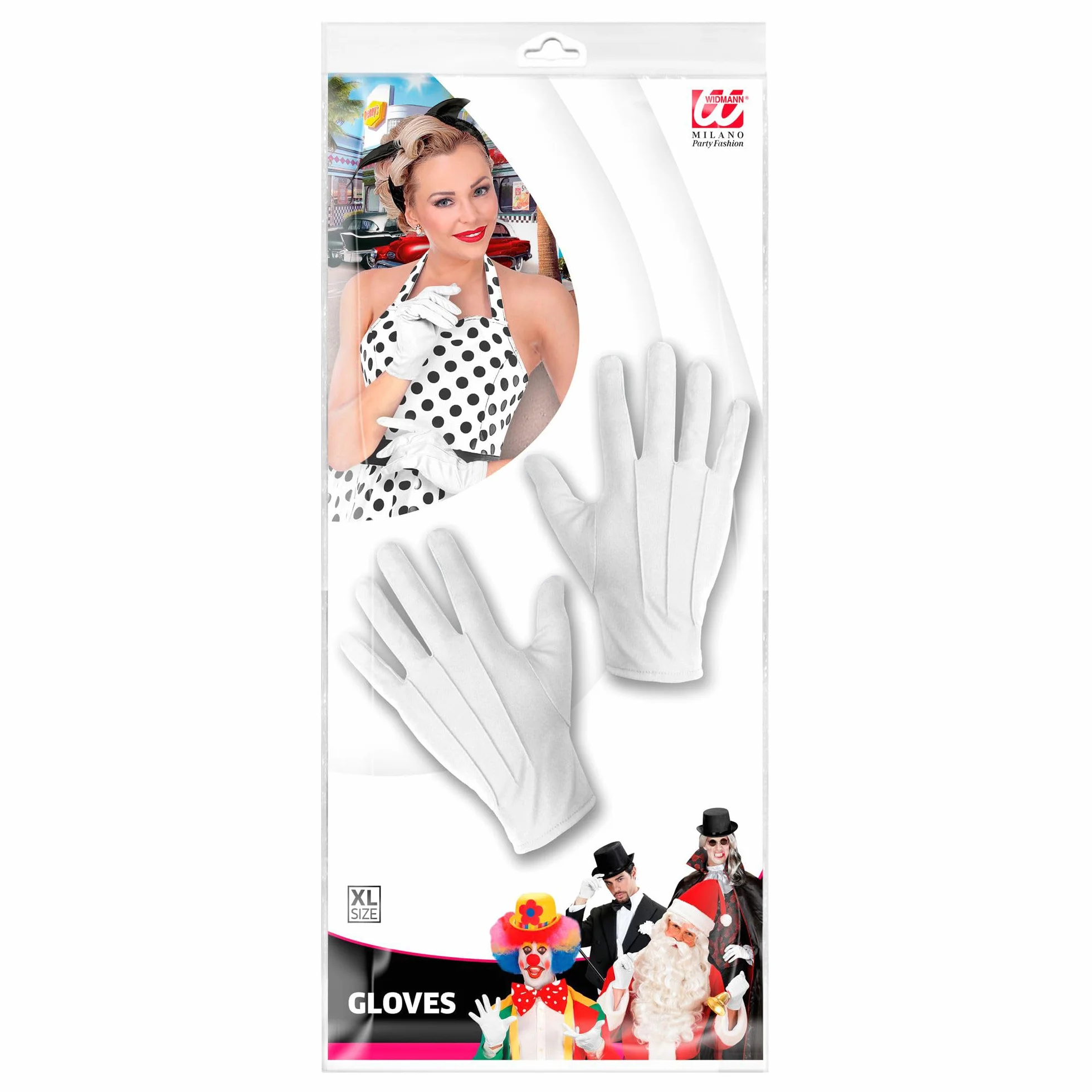 W WIDMANN MILANO Party Fashion - Rękawiczki, klaun, teatr, kostiumy karnawałowe