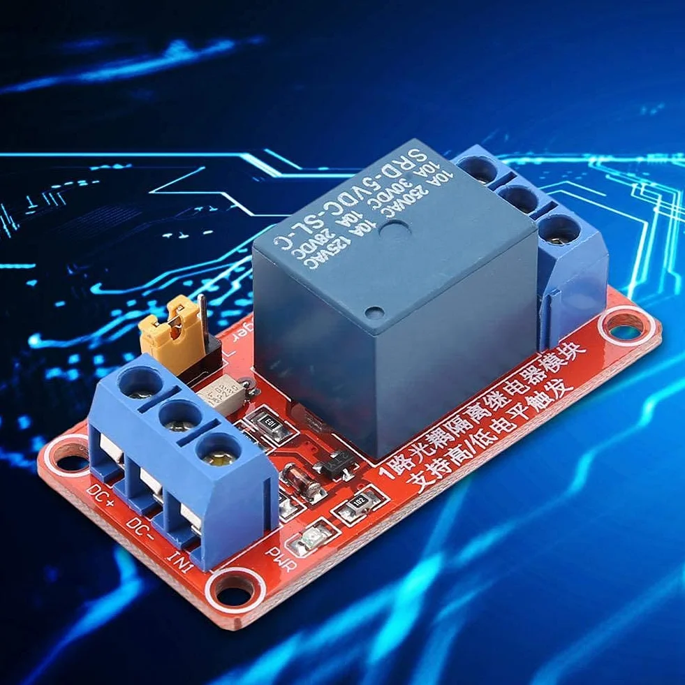 Elektromechanische Relais Optokopplermodul Einkanaliger High & Low-Trigger 5V