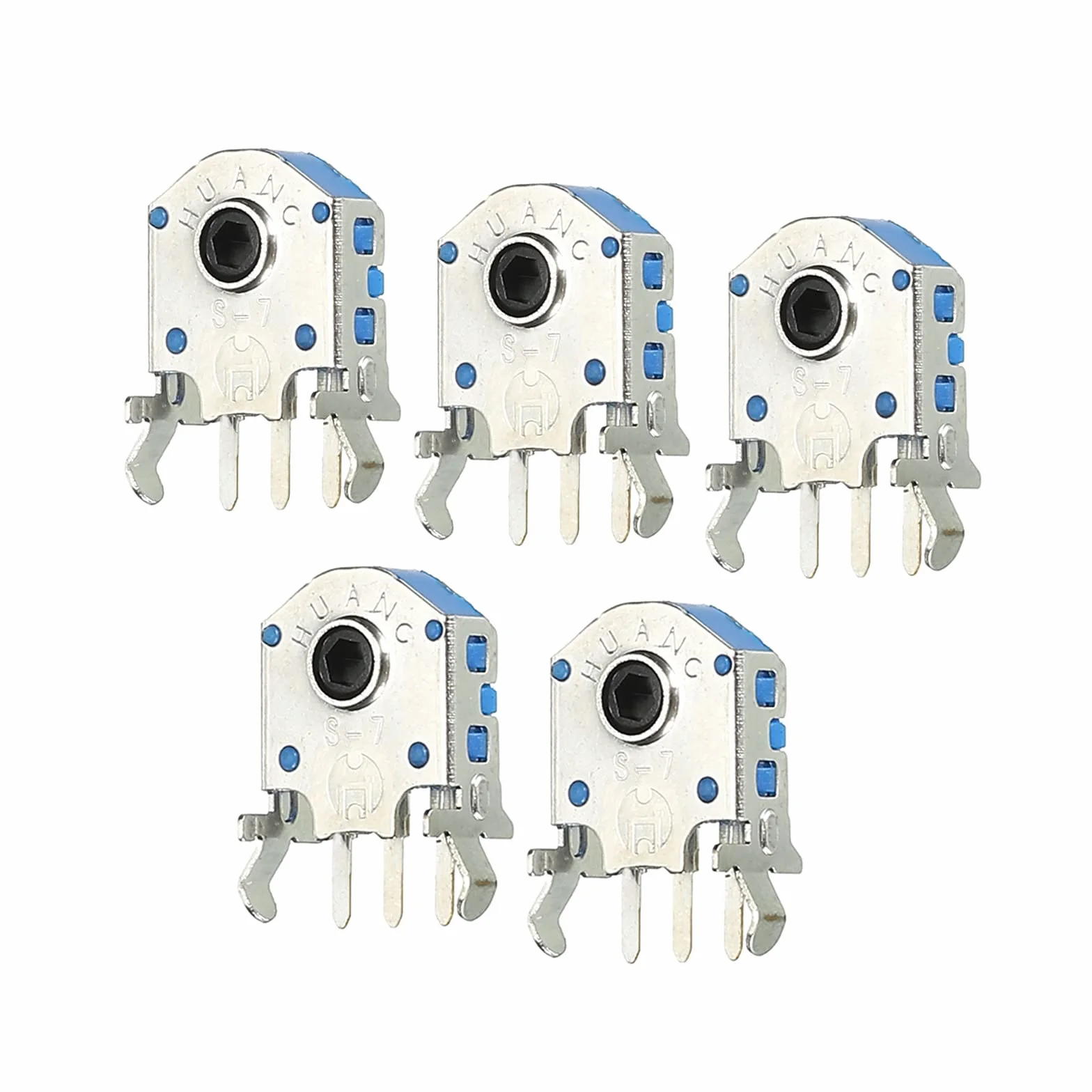 sourcing map Mysz Koło Enkoder 7mm 300W Czas Dokładny Dekoder Obrotowy Mysz Przewijanie Koło Enkoder 5szt