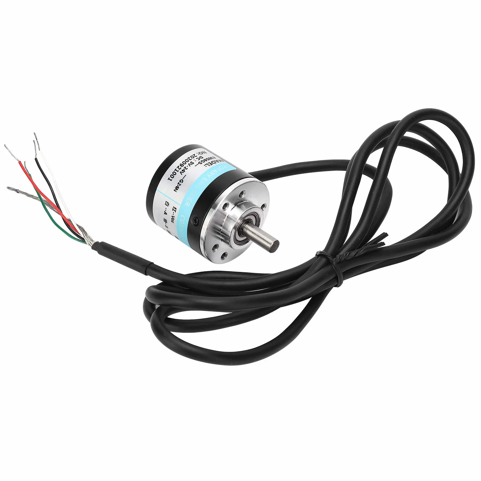 ABZ trzyfazowy enkoder fotoelektryczny DC 5-24 V 3000-6000 obr./min enkoder z masywnym trzonem do pola inżynierii automatycznej (600 HZ)
