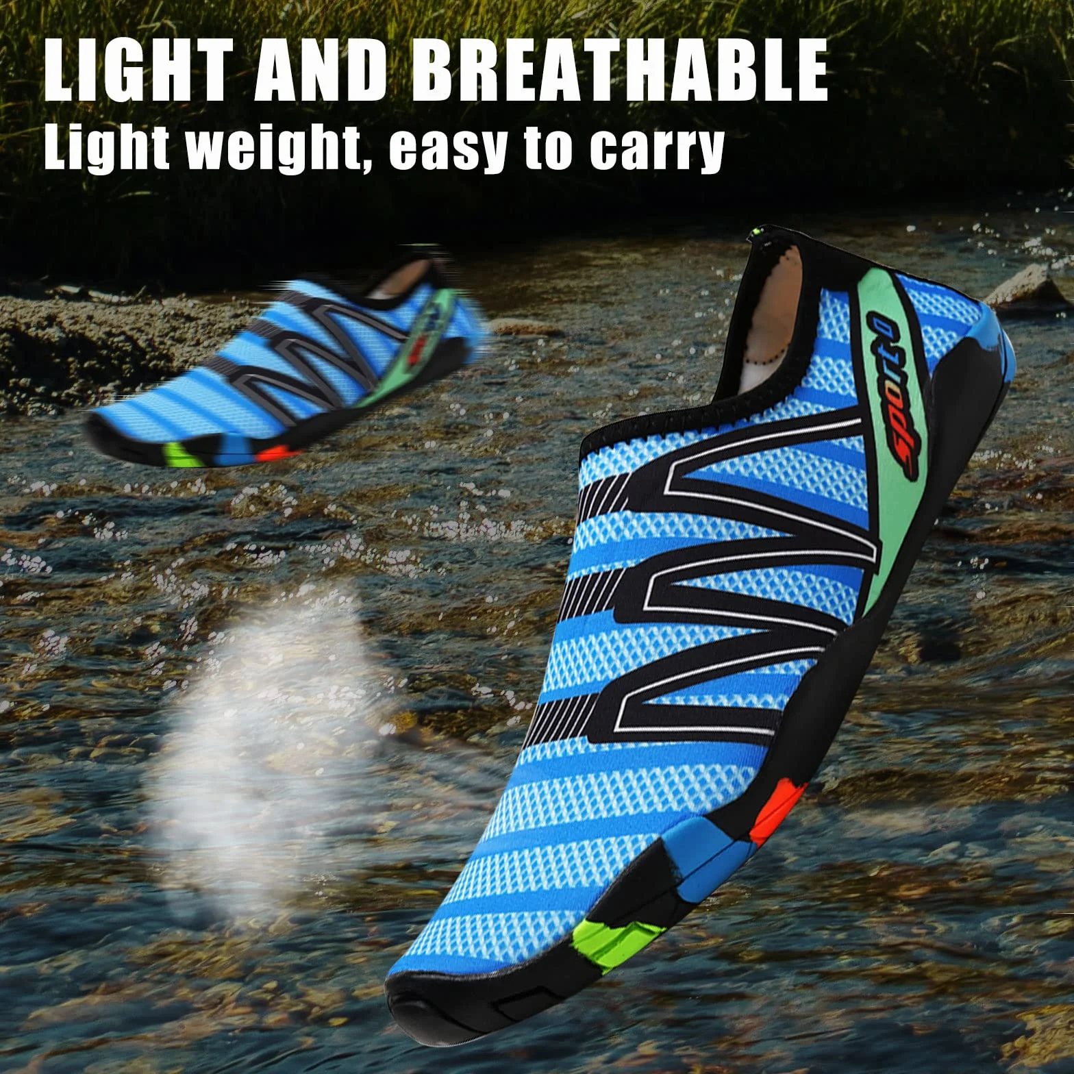 Buty do wody, plażowe, szybkoschnące, do chodzenia na bose stopy, lekkie, aerobiku, surfowania, nurkowania, ogrodu, basen