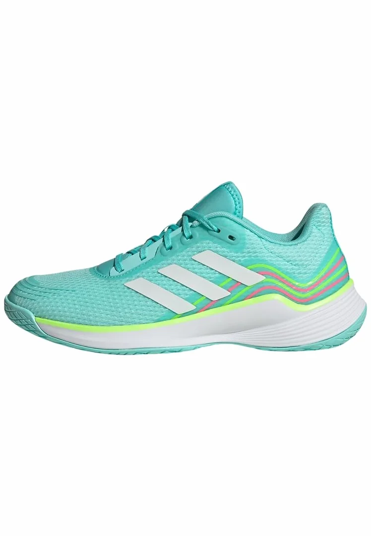 adidas Kobiety Novaflight Volleyball Shoes Flash Aqua Cloud White Lucid Lemon 41 1/3 EU