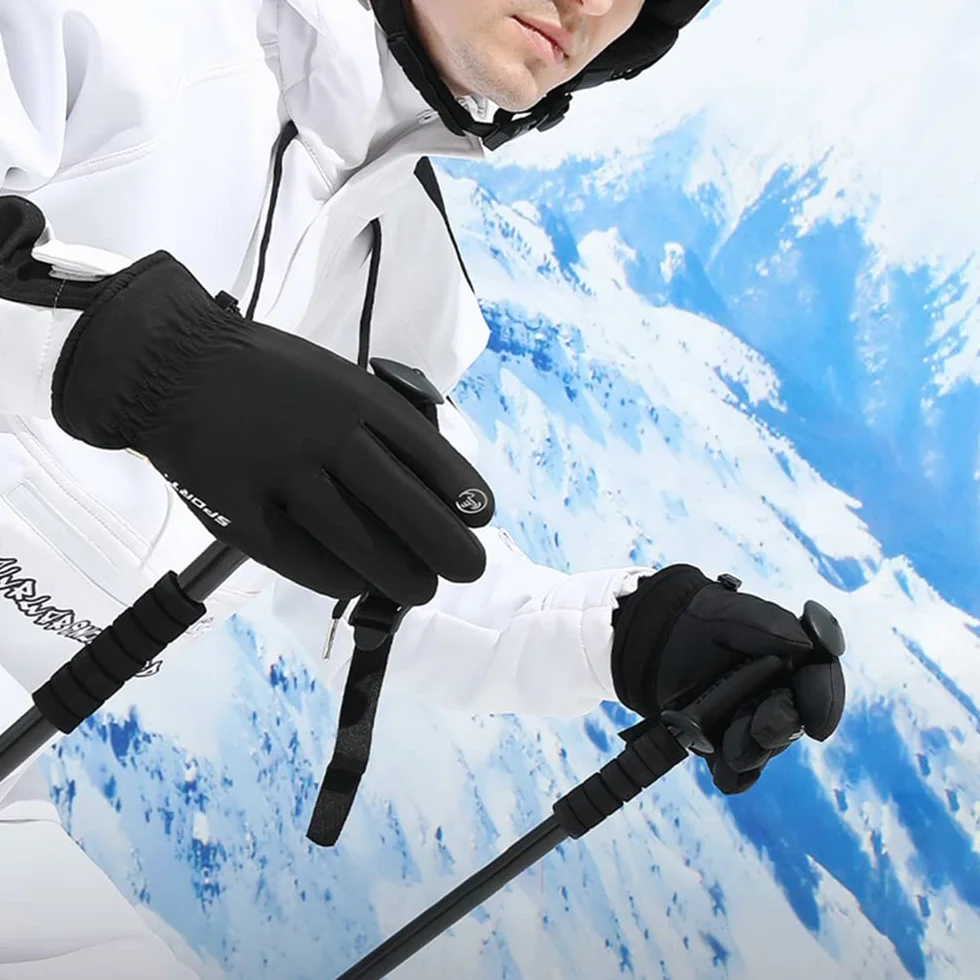 Rękawiczki zimowe, termiczne, odporne na zimno, rękawice narciarskie, wodoodporne, wiatroszczelne, snowboardowe, rękawiczki do ekranu dotykowego, do chodzenia, biegania, jazdy na rowerze, wędrówek,