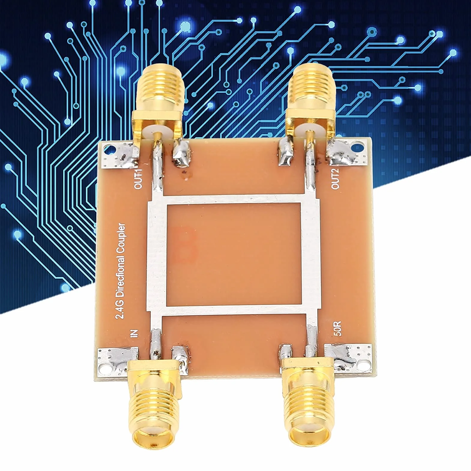 Moduł Dzielnika Mocy Moduł Dzielnika Mocy 2,3-2,5 GHz Moduł Sprzęgacza Kierunkowego Mostka Mikropaskowego Elementy Testowe Obwodu