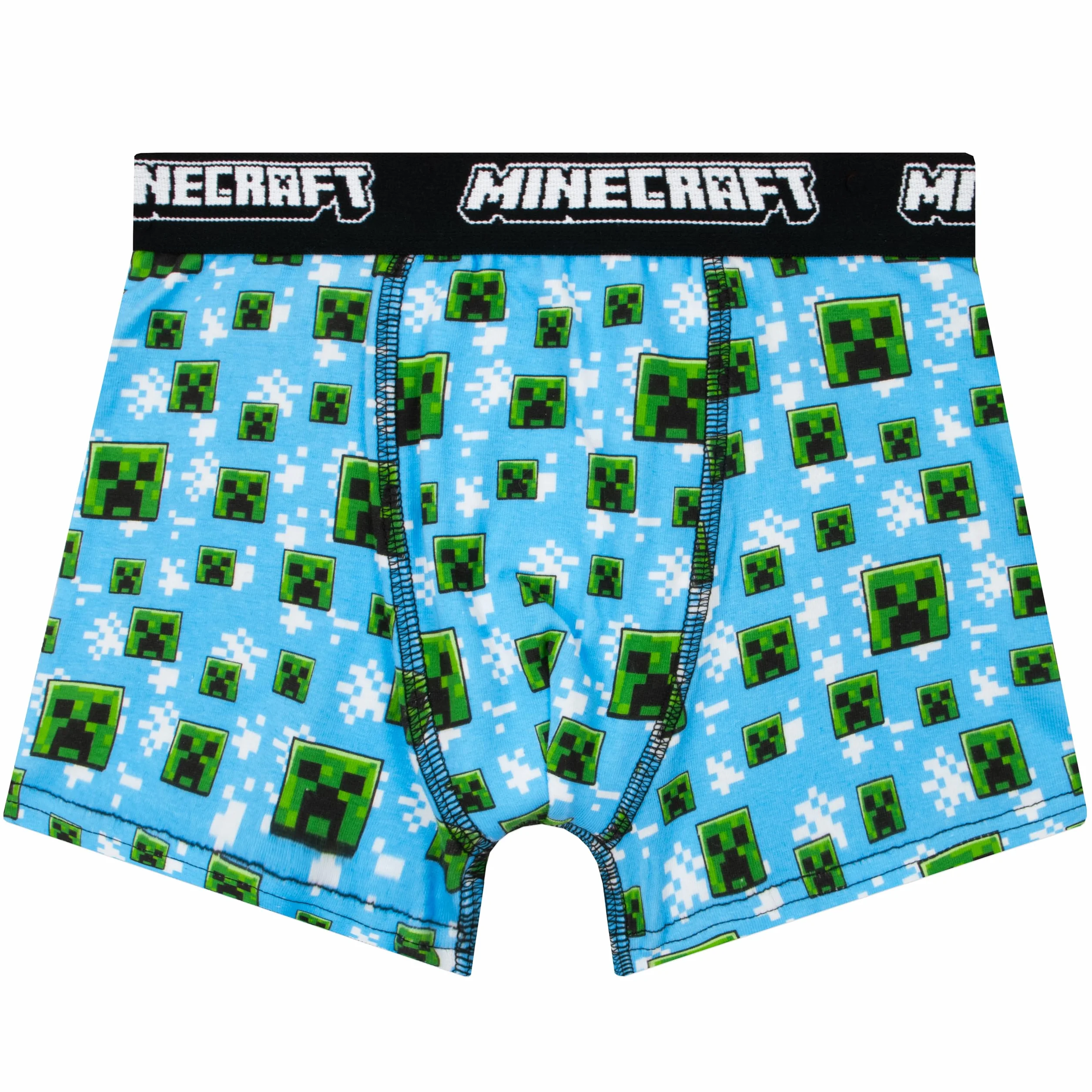 Bokserki Minecraft Dla Chłopców 3-Pack Creeper Bielizna Gamingowa Dzieci Spodnie Gamer