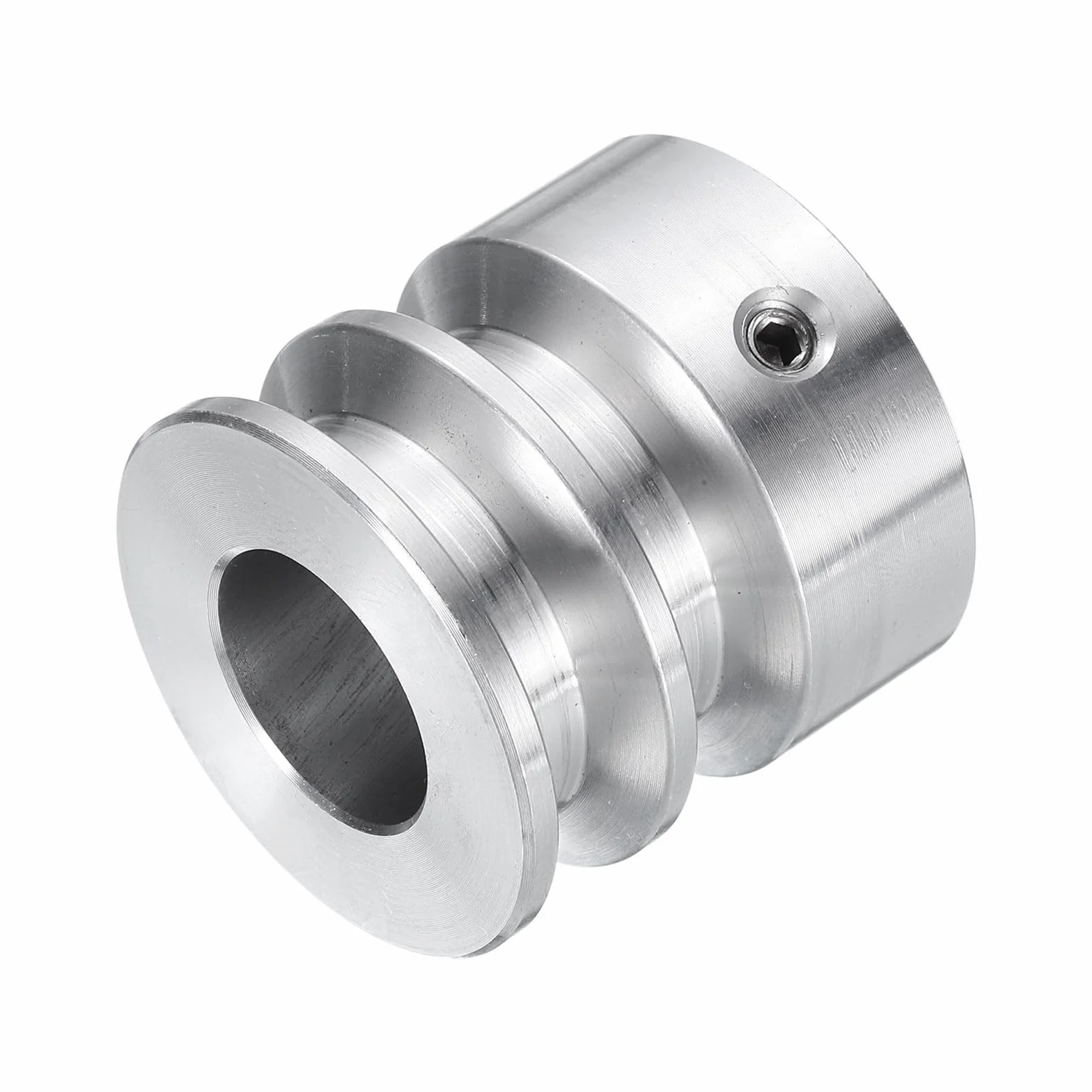 QUARKZMAN 15mm średnica zewnętrzna 30mm koło pasowe V z podwójnym rowkiem ze stopu aluminium do wału silnika wiertarki 6 mm (1/4") w kształcie PU
