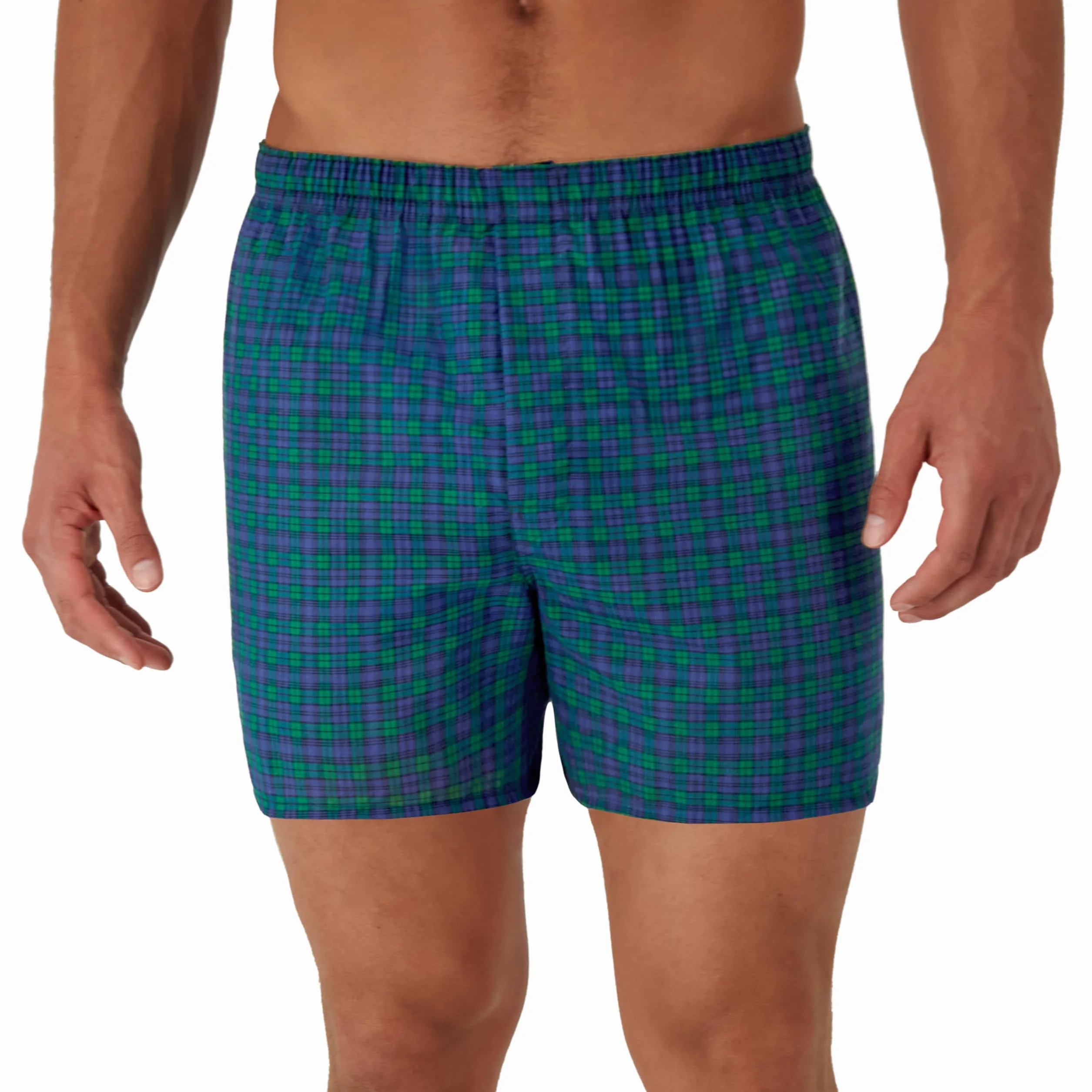 Hanes Bielizna bokserska bez metki, odsłonięty pasek, dostępne wiele opakowań Mężczyźni Tagless Boxer Underwear, Exposed Waistband, Multi-packs Available (5 w zestawie)