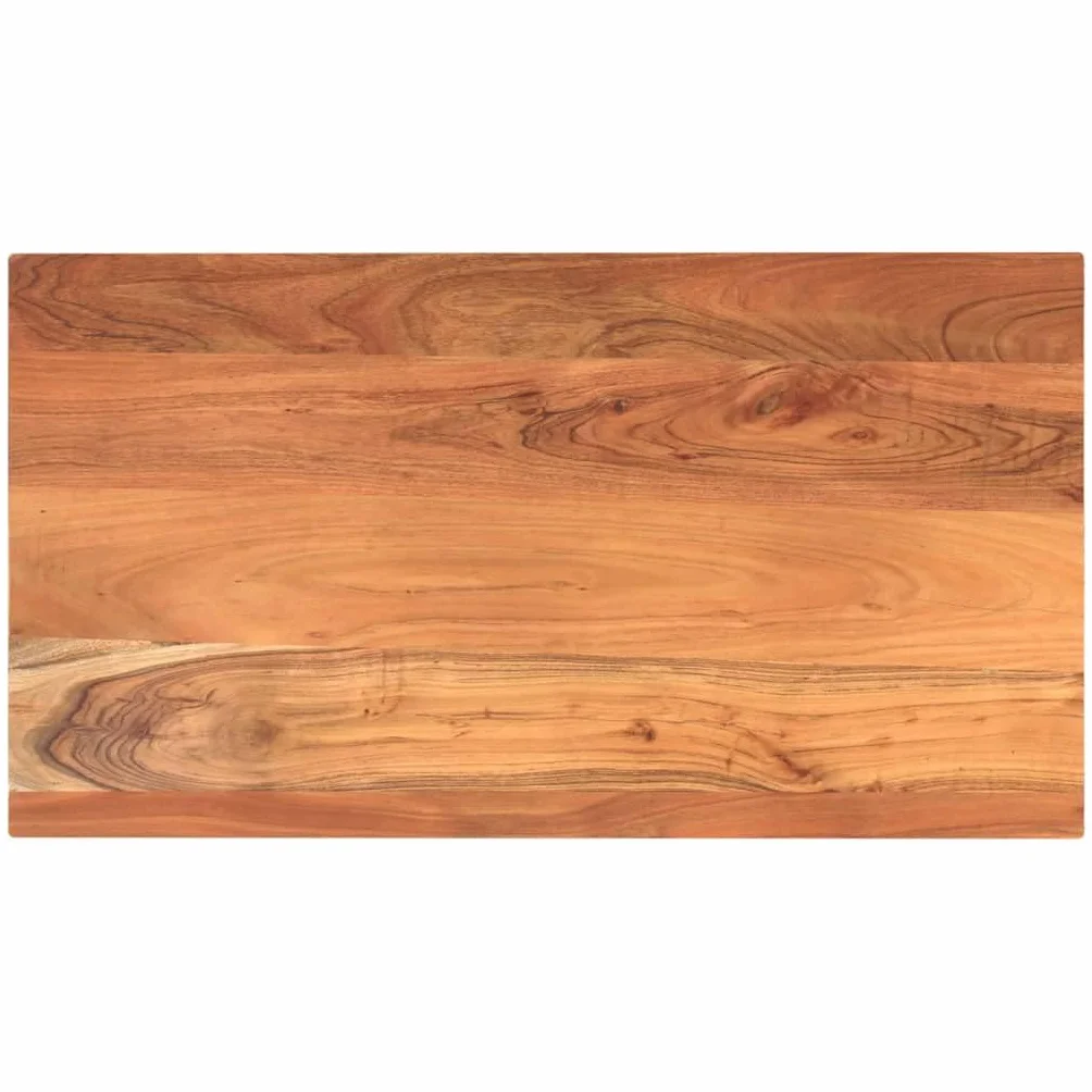vidaXL Prostokątny blat z litego drewna akacjowego 120x60x2,5 cm - powierzchnia stołu kawowego
