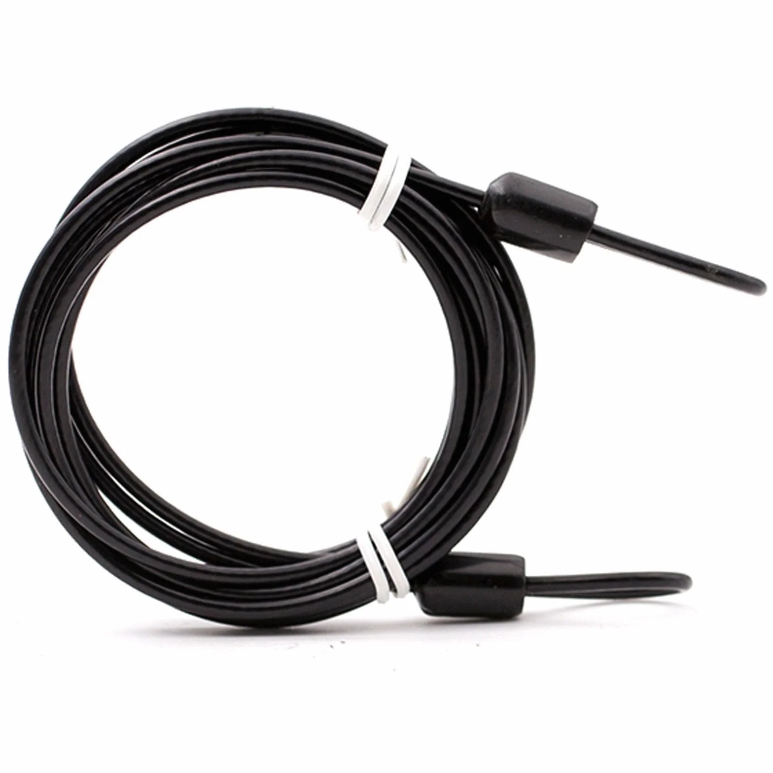 2 linki stalowe z oczkami 1,5 m x 5 mm, kabel pętelkowy 1,5 m, linka stalowa 5 mm, kabel stalowy z pętelkami, krótka linka stalowa z oczkami do mebli tarasowych, roweru, zabezpieczenie przed kradzieżą
