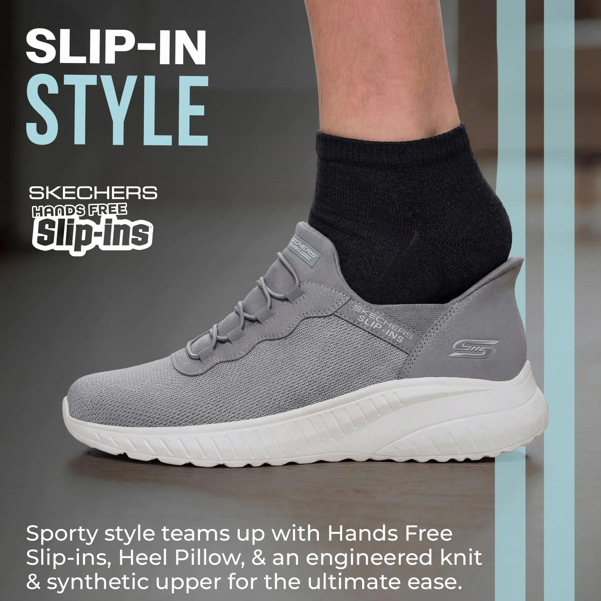 Skechers Mężczyźni Bobs Squad Chaos Daily HypeWsuwane