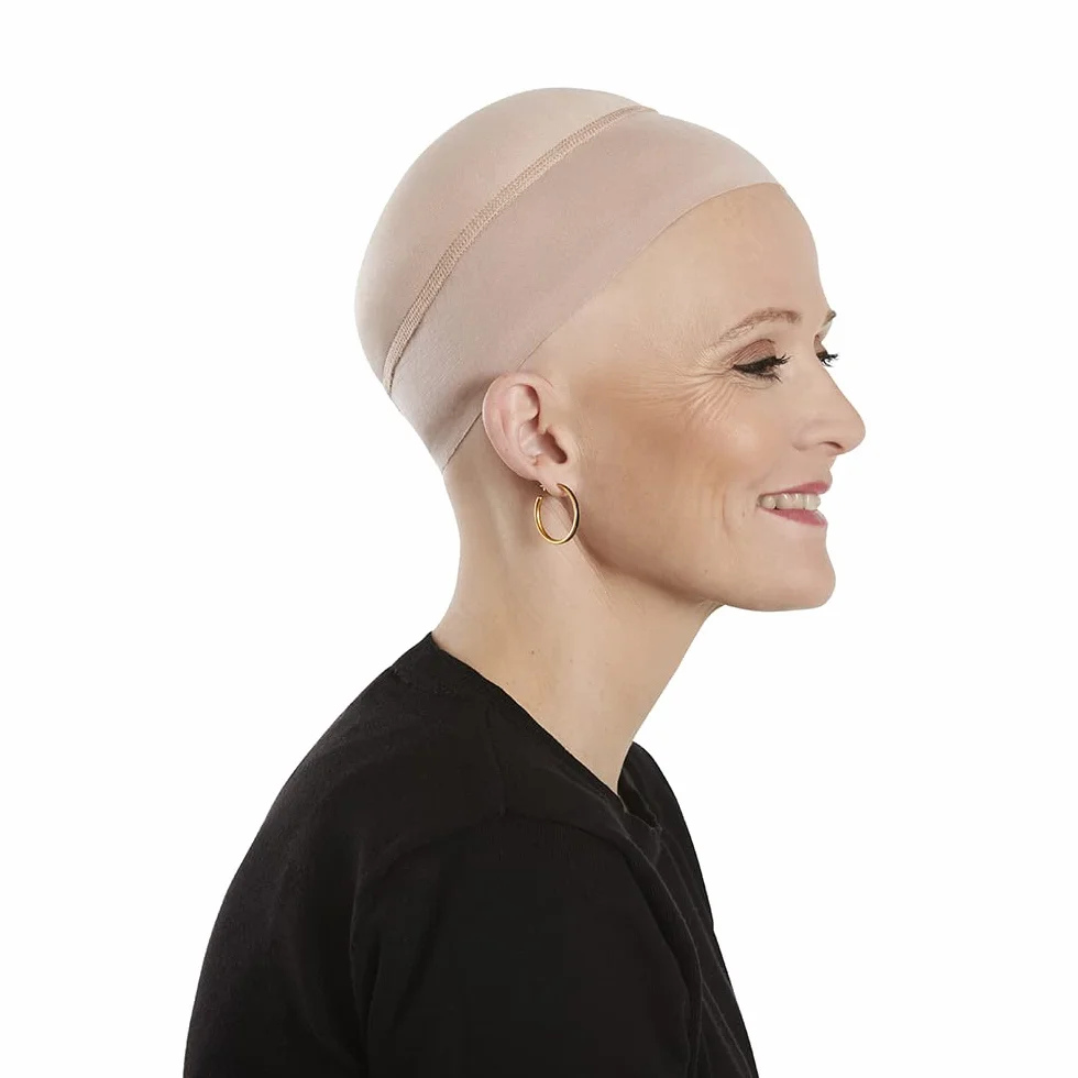 Christine Headwear Rewolucyjna czapka z wbudowaną głośnością do wsuwania pod turbanem, szalikiem lub peruką, Kieliszek, rozmiar uniwersalny