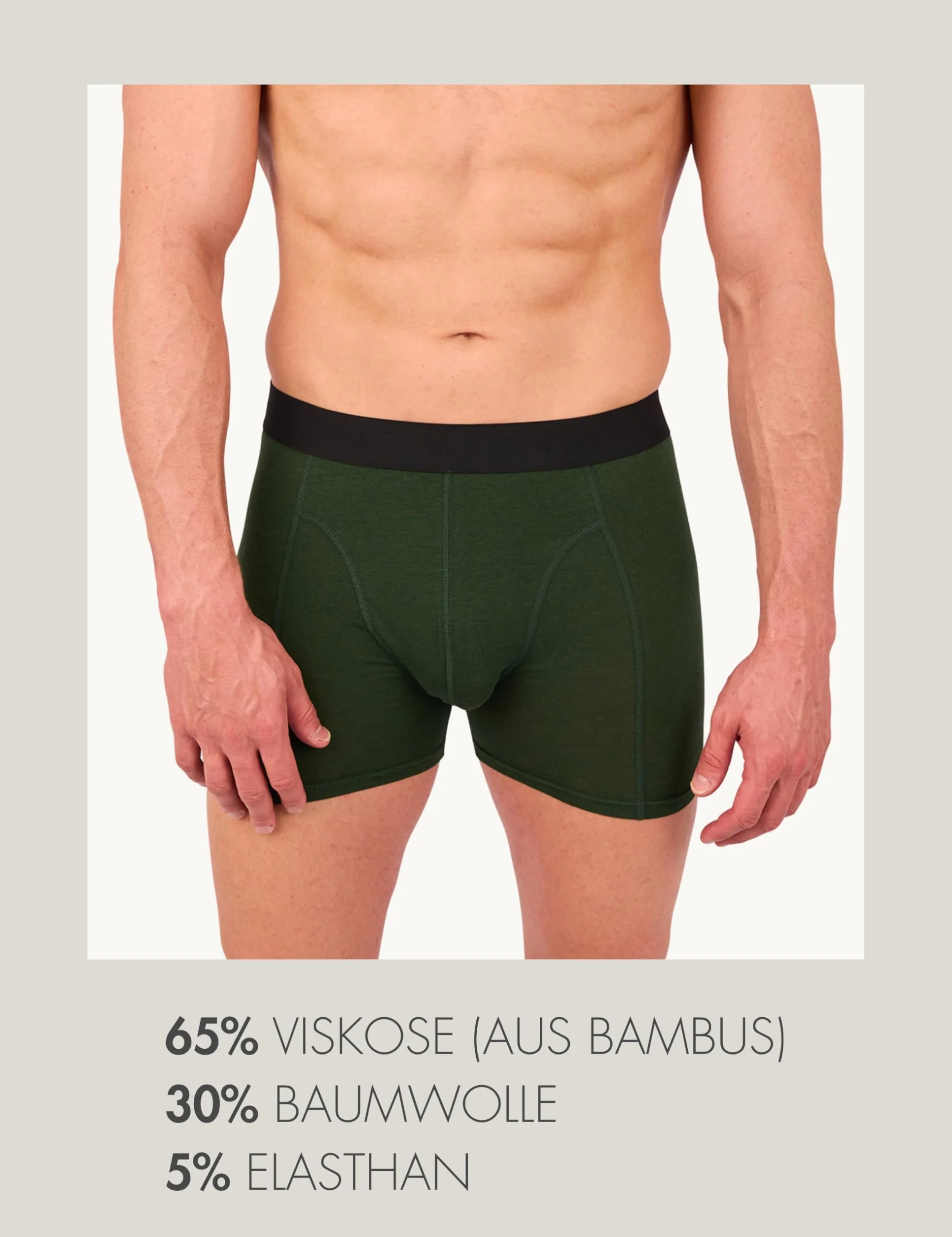 Basic Treasure Podstawowy zestaw 3 par bokserek bambusowych Premium Treasure – miękka bawełna, oddychający, elastyczny materiał