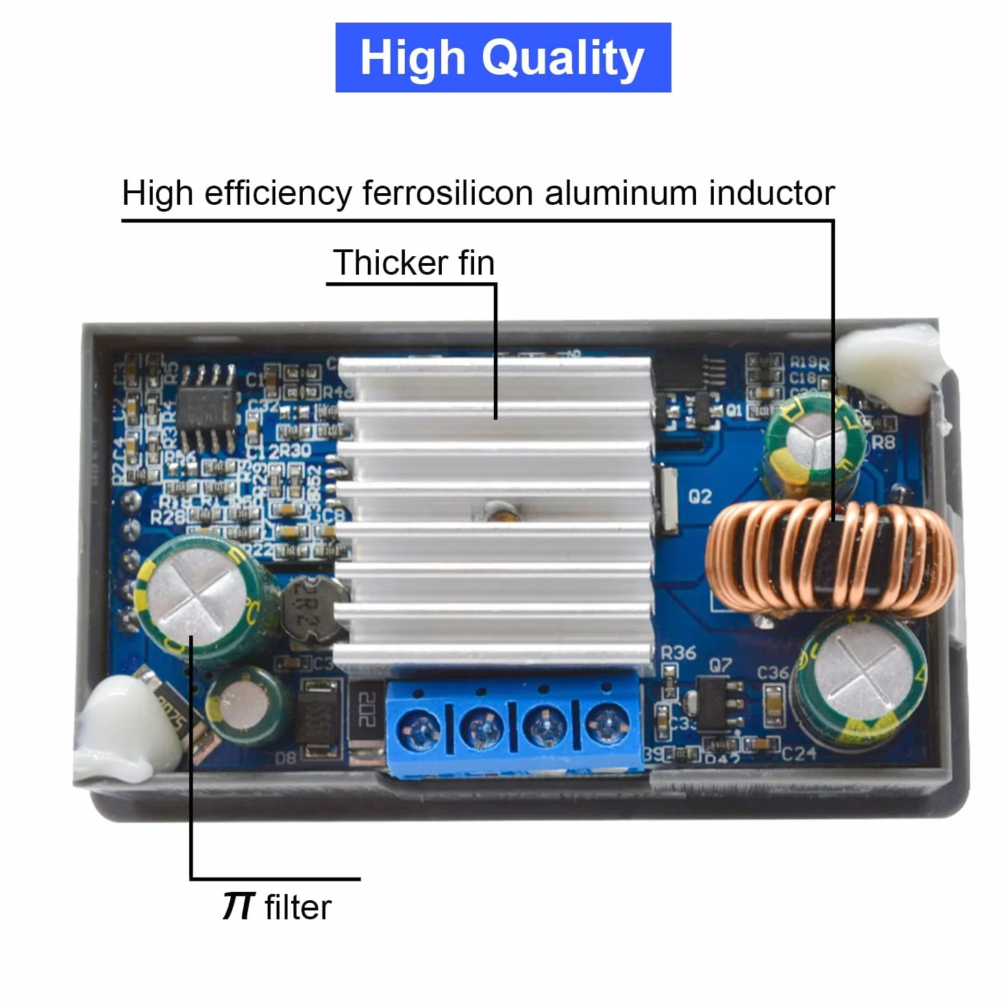 DC DC Boost Buck Converter regulator napięcia od 0,5-30V 4A 5V 6V 12V 24V regulowany napięcie moduł ładujący DIY ze stałym napięciem i prądem stałym.
