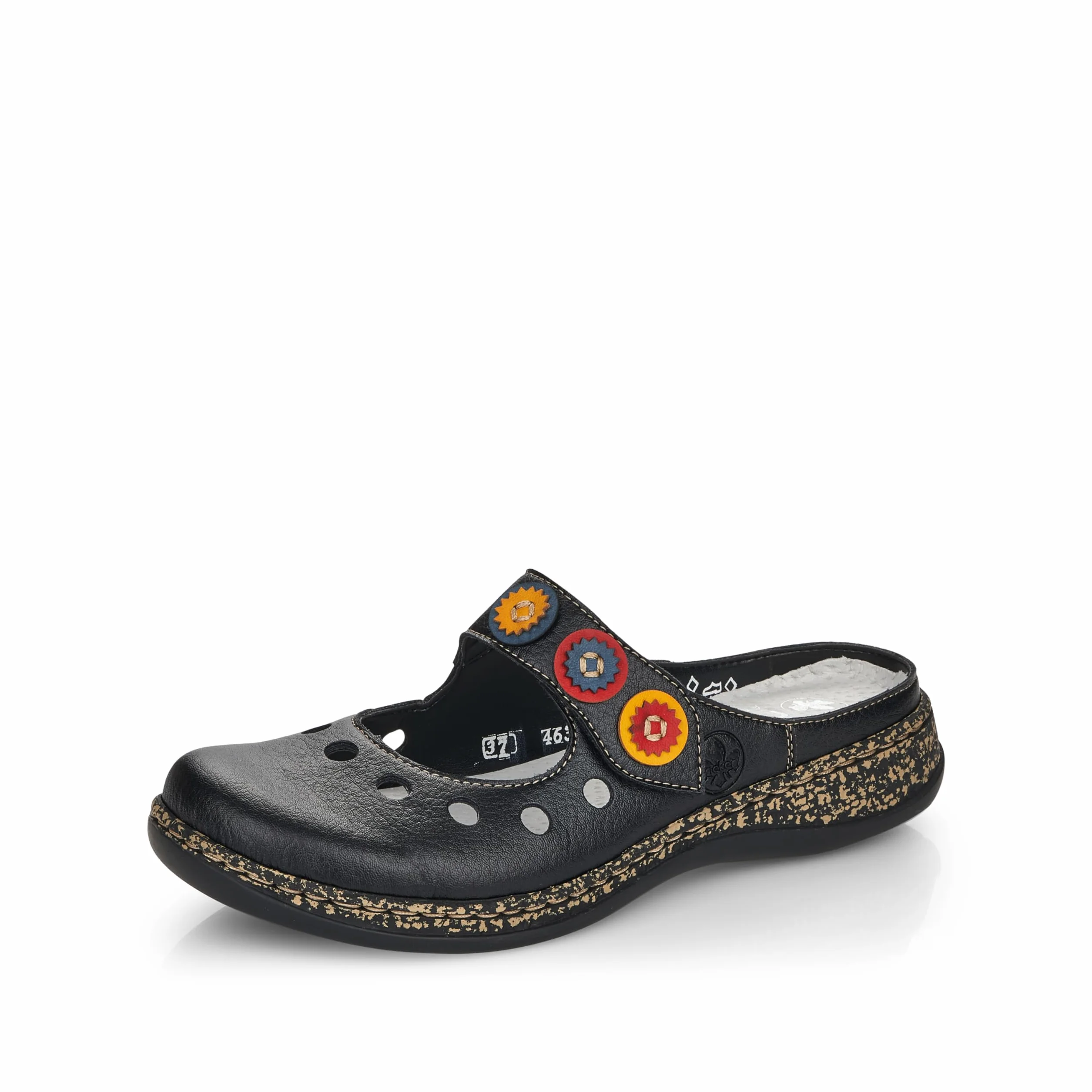 Rieker 46381 damskie chodaki i klapki
