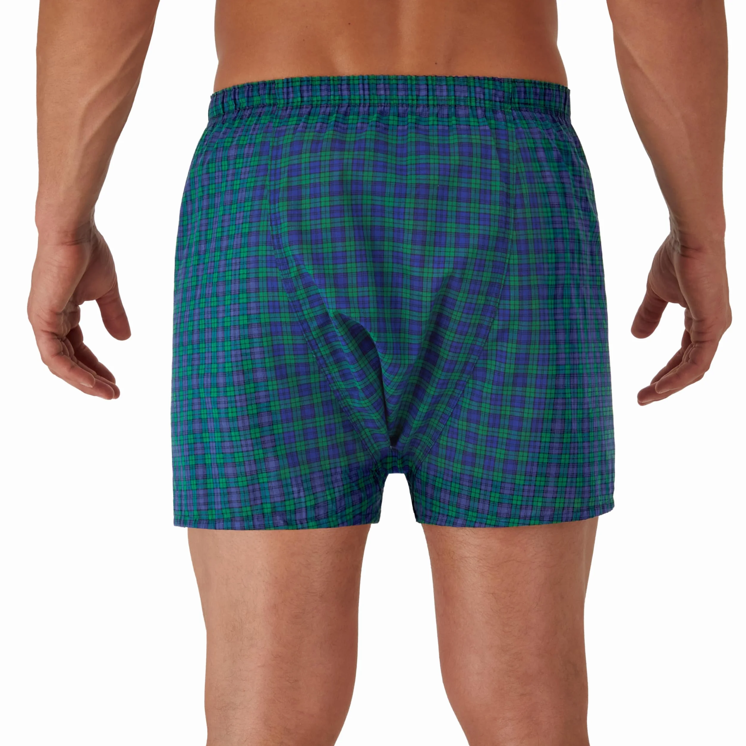 Hanes Bielizna bokserska bez metki, odsłonięty pasek, dostępne wiele opakowań Mężczyźni Tagless Boxer Underwear, Exposed Waistband, Multi-packs Available (5 w zestawie)