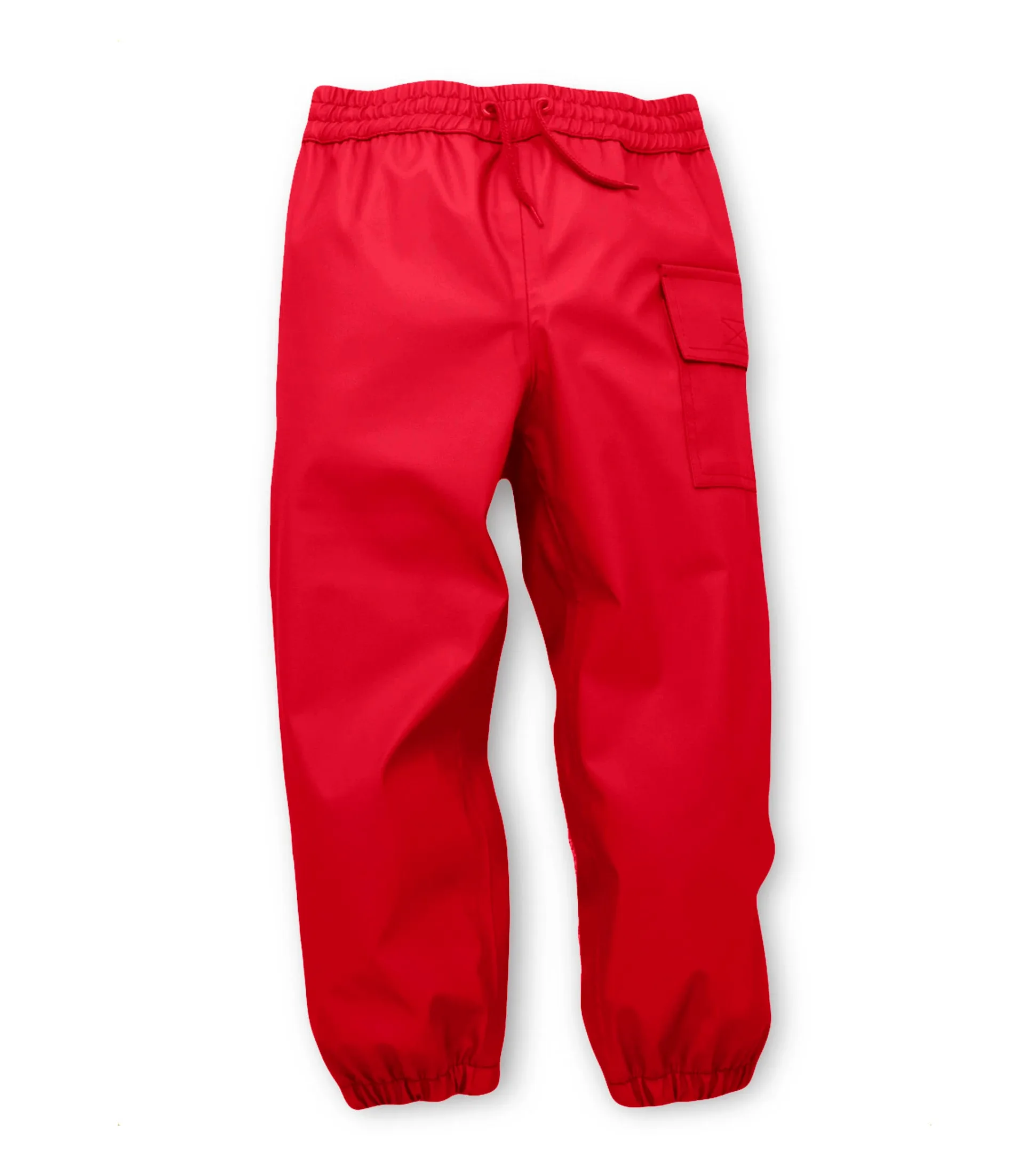 Hatley Childrens Splash Pant -Red - Spodnie przeciwdeszczowe Dziewczynki