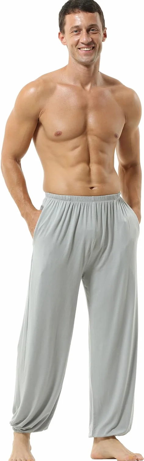 Hoerev Super Soft Modal Spandex Harem Yoga Pilates Spodnie