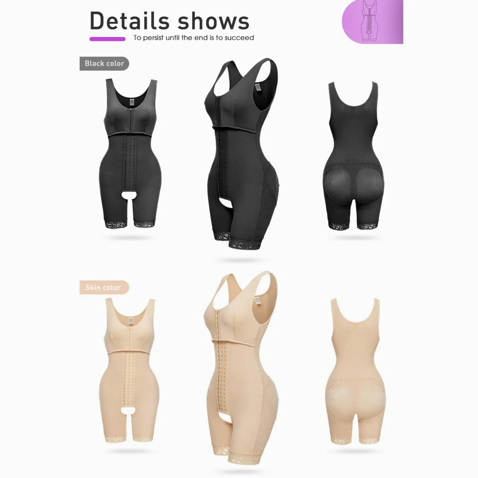 MMRTDJDR S-6XL kobiety po porodzie Plus rozmiar fałszywe dwuczęściowe body wyszczuplają brzuch Butt Lifter bielizna modelująca pas gorset