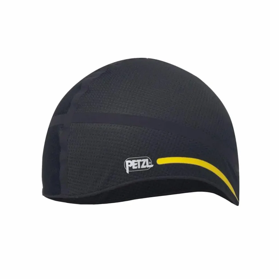 PETZL HAT Liner 2 kask, czarny/żółty, L/XL