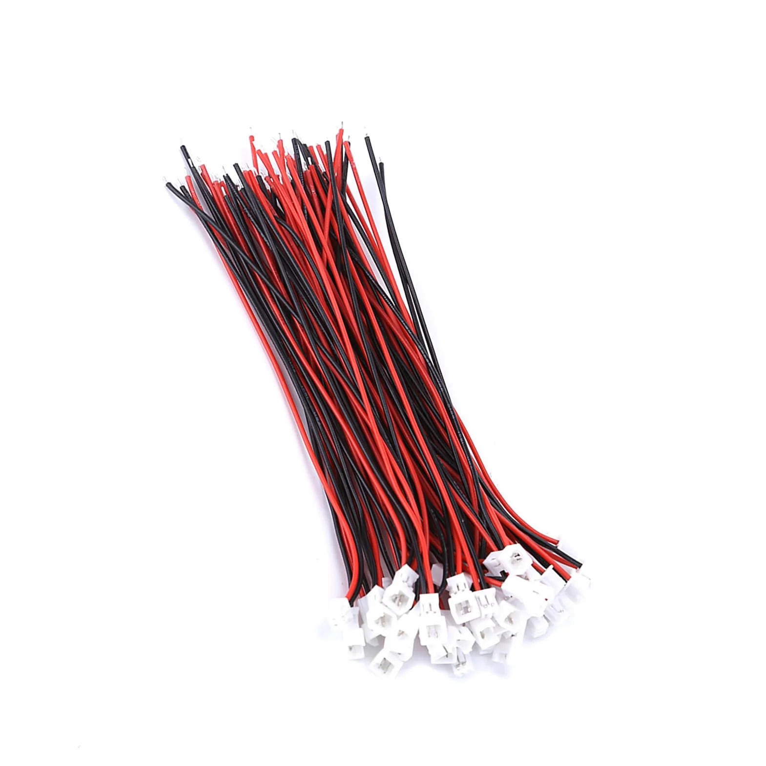 Złącze Micro 1,25 mm Zestaw 20 sztuk 2-stykowe i 3-stykowe z drutem do płytki PCB 100mm Męskie i Żeńskie Kable do łączenia elektroniki