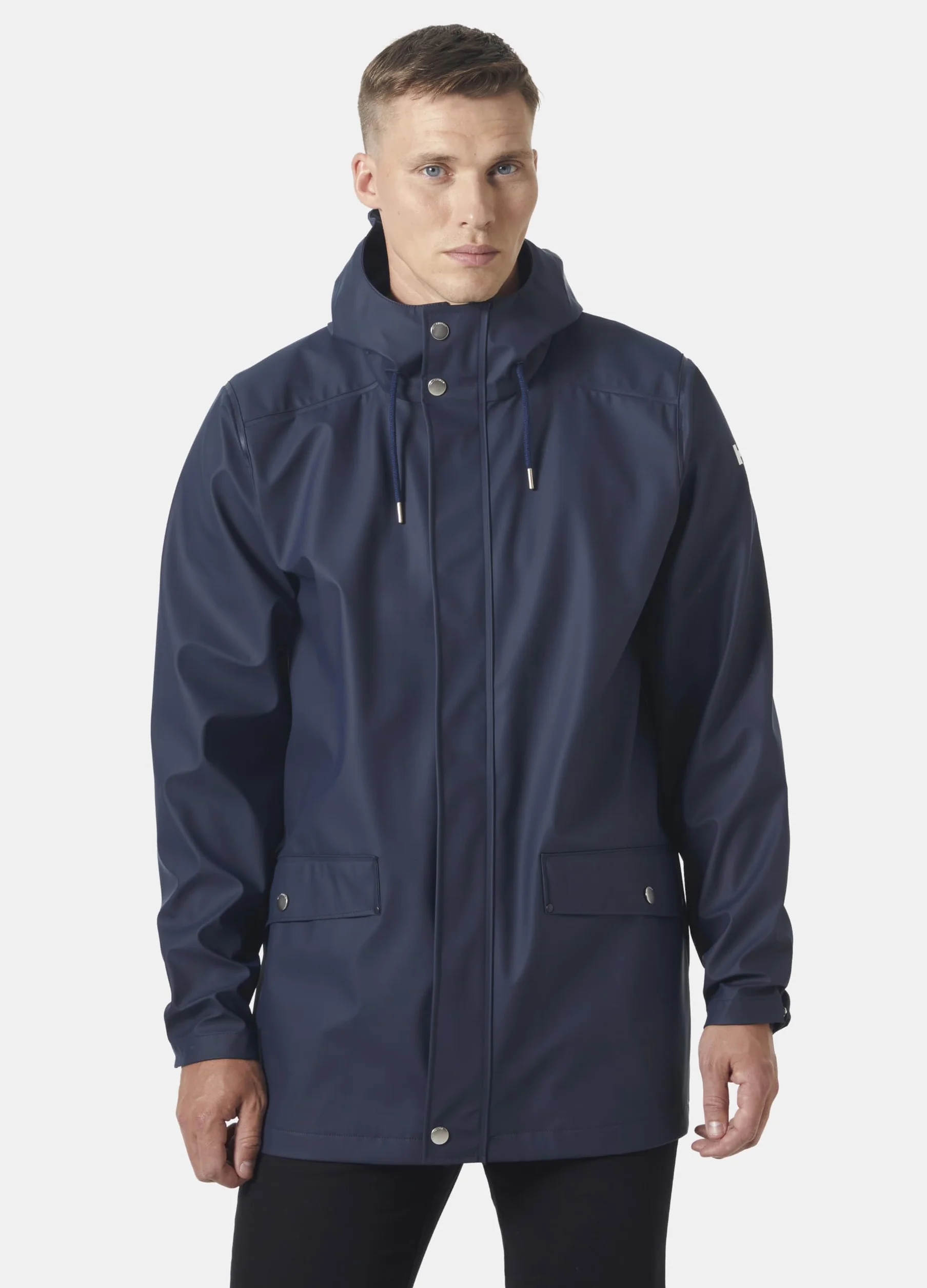 Helly Hansen Moss Raincoat Płaszcz Przeciwdeszczowy Granatowy 597 Navy L