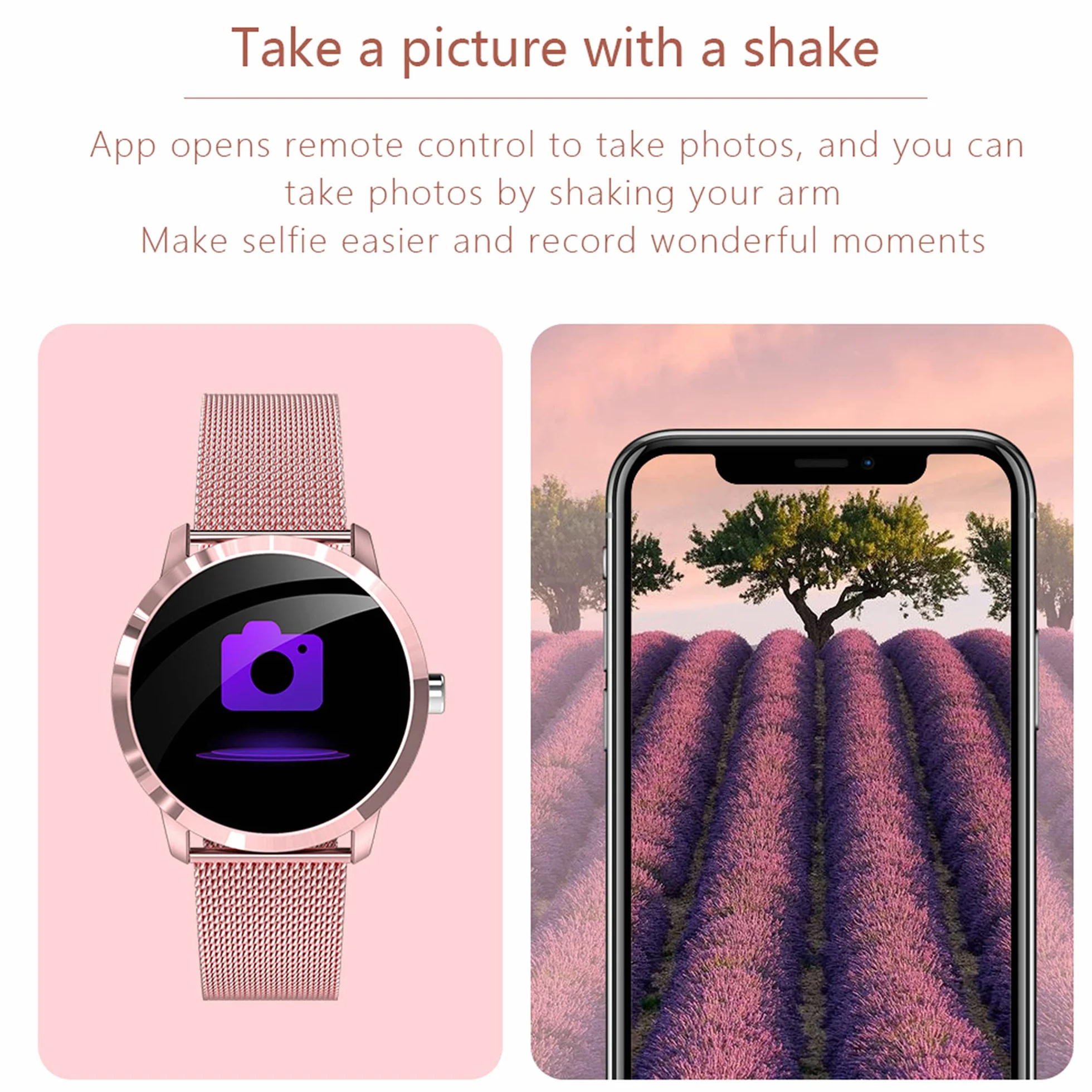 Smartwatch damski, 1,09 cala, dotykowy zegarek fitness, 22 tryby sportowe, tracker fitness z krokomierzem, stoperem, wodoszczelność IP68, inteligentny zegarek z pulsometrem, monitorem snu, zegarek