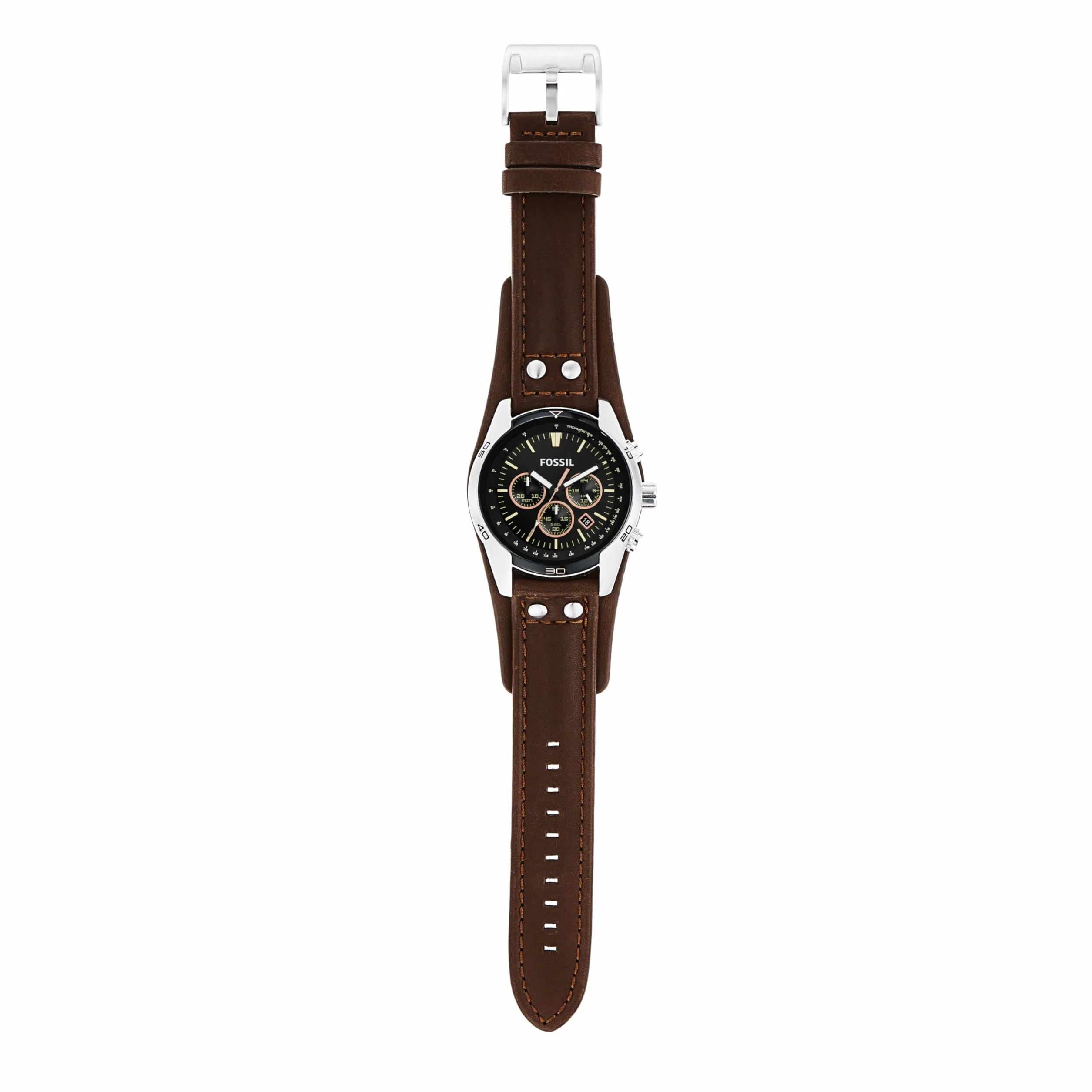 Fossil Coachman męski zegarek chronograf ze stali szlachetnej lub skóry