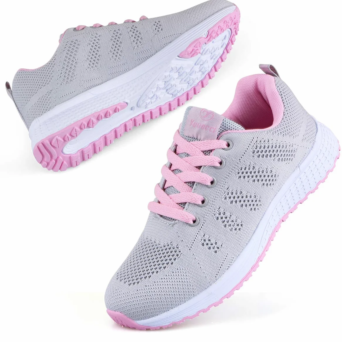 Youecci Damskie buty do biegania, trampki outdoorowe, lekkie i wygodne