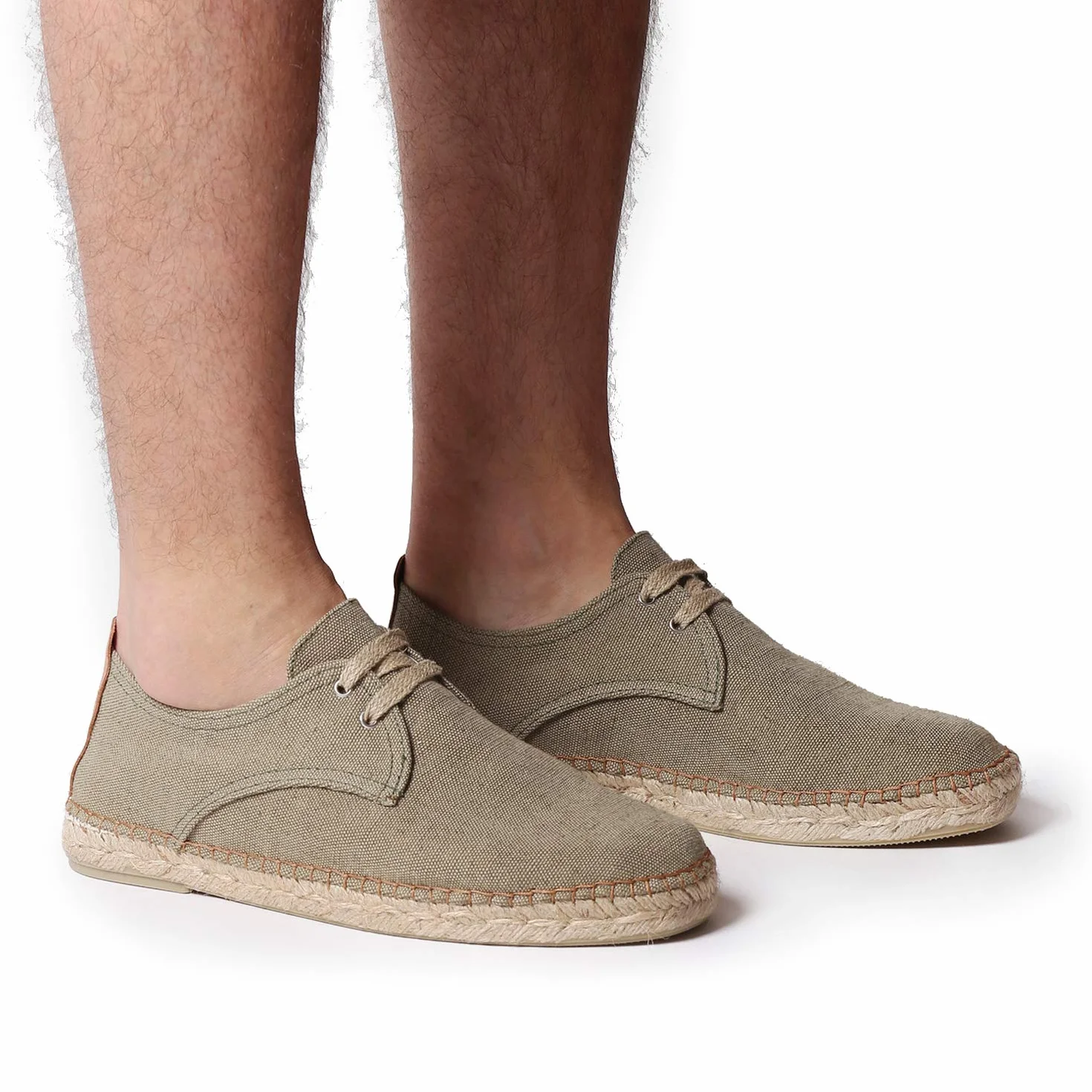 TONI PONS DIXON -Toni Pons men's lace-up espadrille made of cotton fabric.
