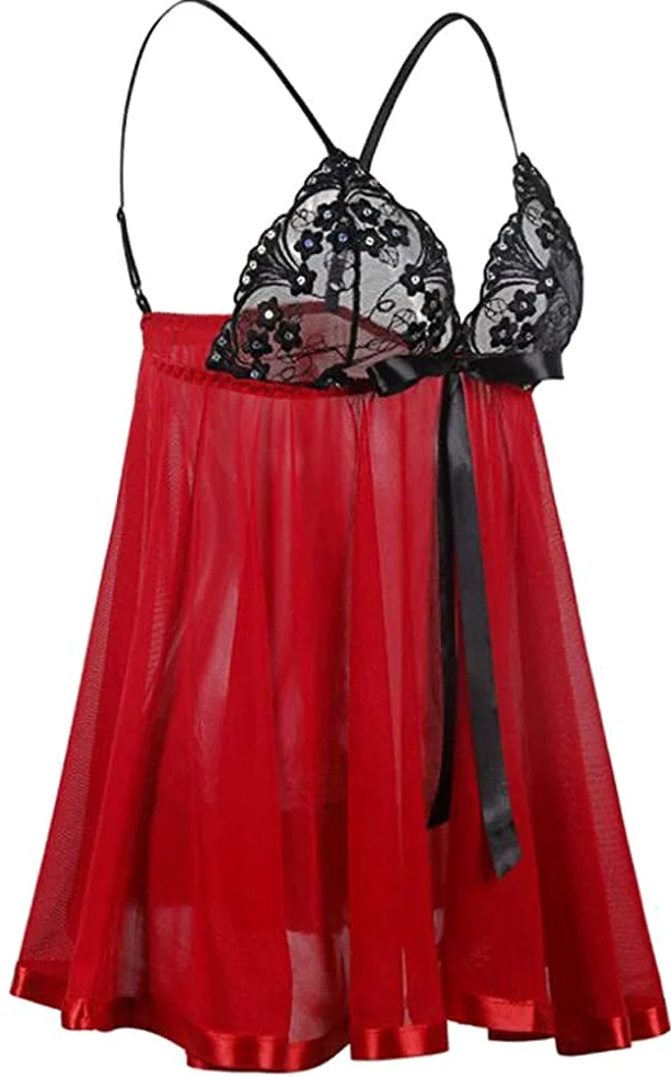 Kobiety Koronkowa bielizna Babydoll Seksowna koszulka Bielizna Seksowne damskie gorsety; Gorsety Damskie Koronkowa Seksowna Bielizna Kalesony Koszula nocna Spódnica Piżamy Bielizna Set77 (Ko