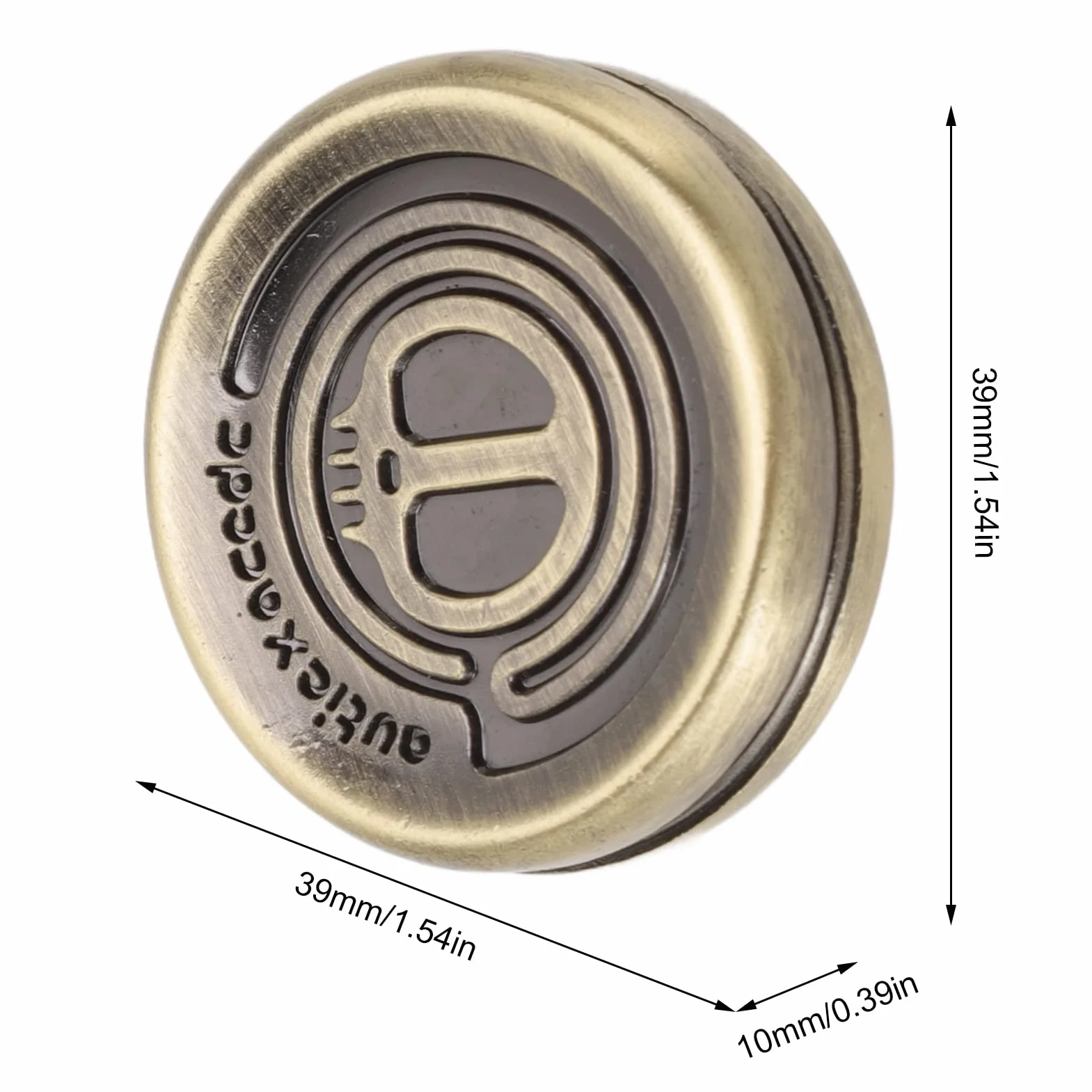 Suwak Magnetyczny, Fidget Haptic Coins EDC Metalowe Zabawki Fidget Lęk Odstresowanie ADHD Autyzm Zabawki Sensoryczne Zabawki Obrotowe Push Fidget Zabawki na Biurko Prezenty dla Dzieci i Dorosłych