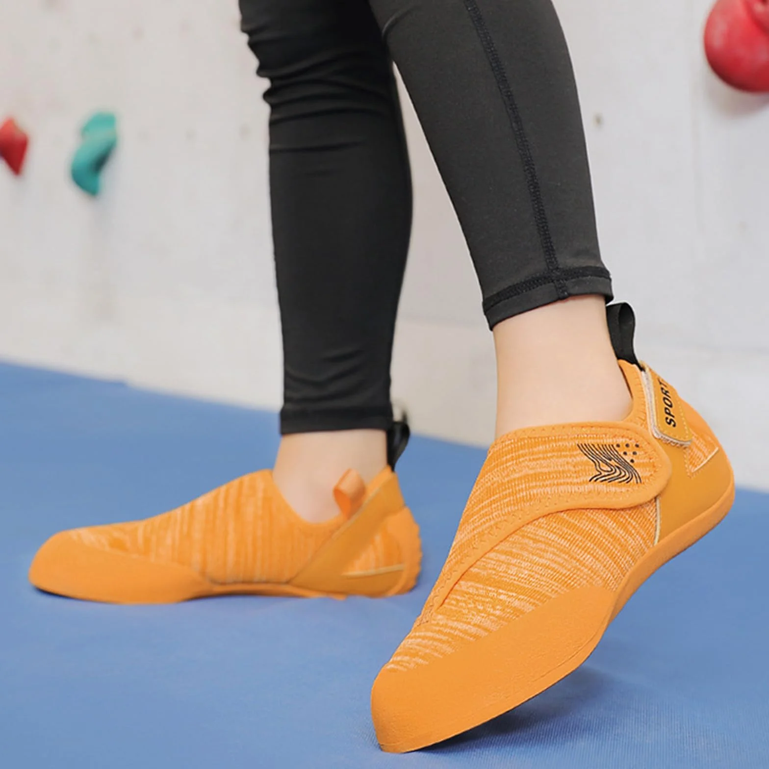 Buty wspinaczkowe do wnętrz, męskie buty wspinaczkowe, buty wspinaczkowe dla nastolatków, buty gimnastyczne, szybkie wkładanie, antypoślizgowe, odporne na zużycie, regulacja dopasowania, do