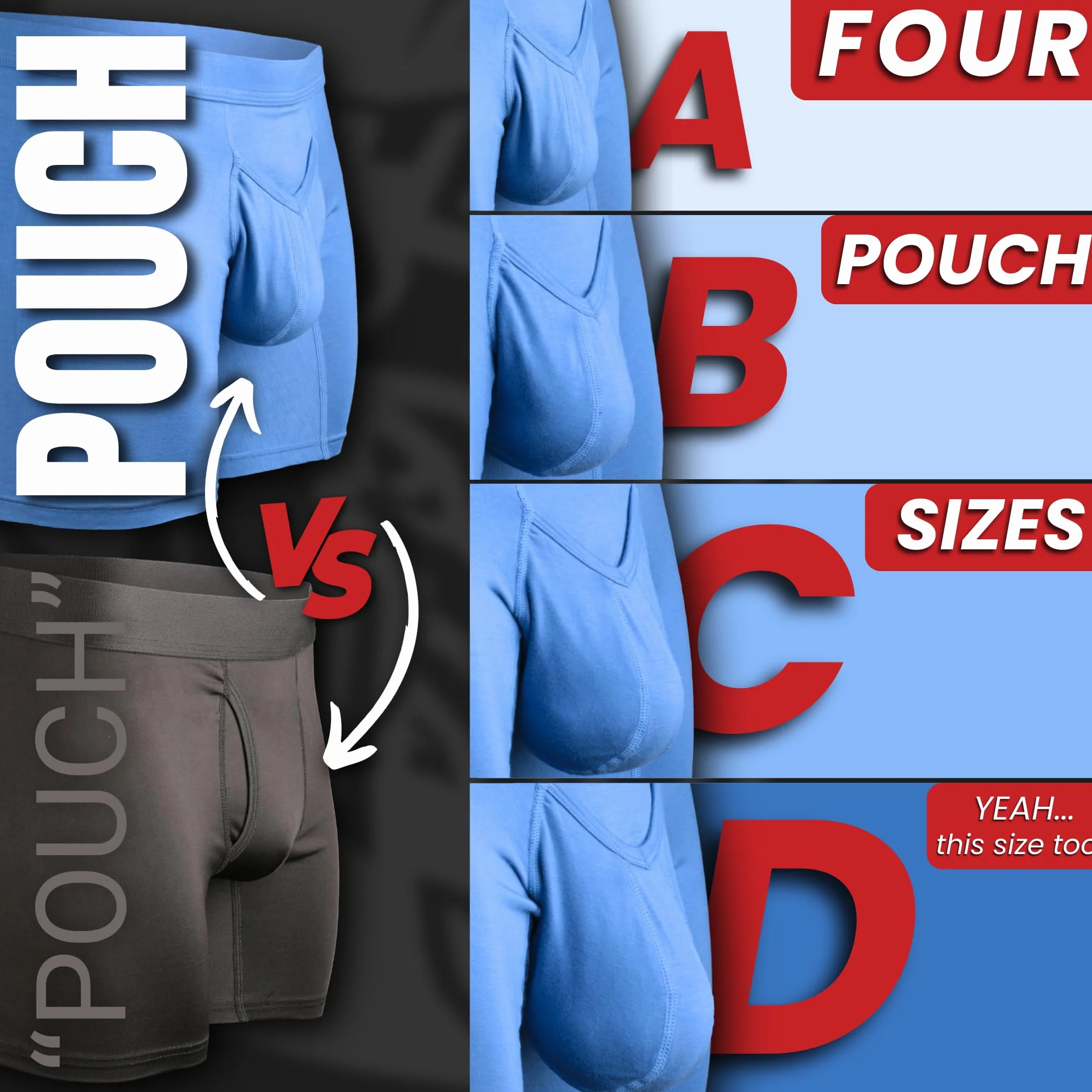 Real Men 3in Modal Boxer Briefs D Pouch Xs 3pk SltGry DrkHthrGry Wht