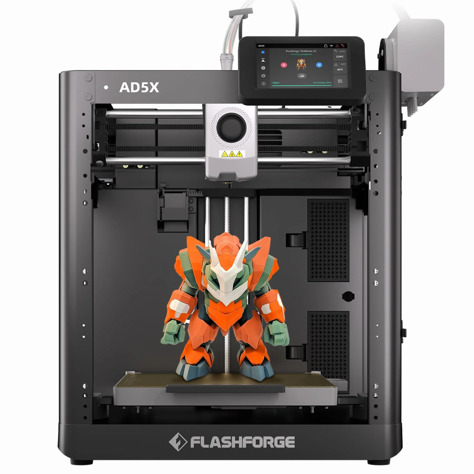 Flashforge Drukarka 3D Adventurer 5X z wielokolorowym nadrukiem, dostosuj za pomocą IFS, AD5X Multi-Material/Full-Auto Leving Drukarka 3D, Maksymalna prędkość: 600 mm/s, automatyczny wkład filamentu 4