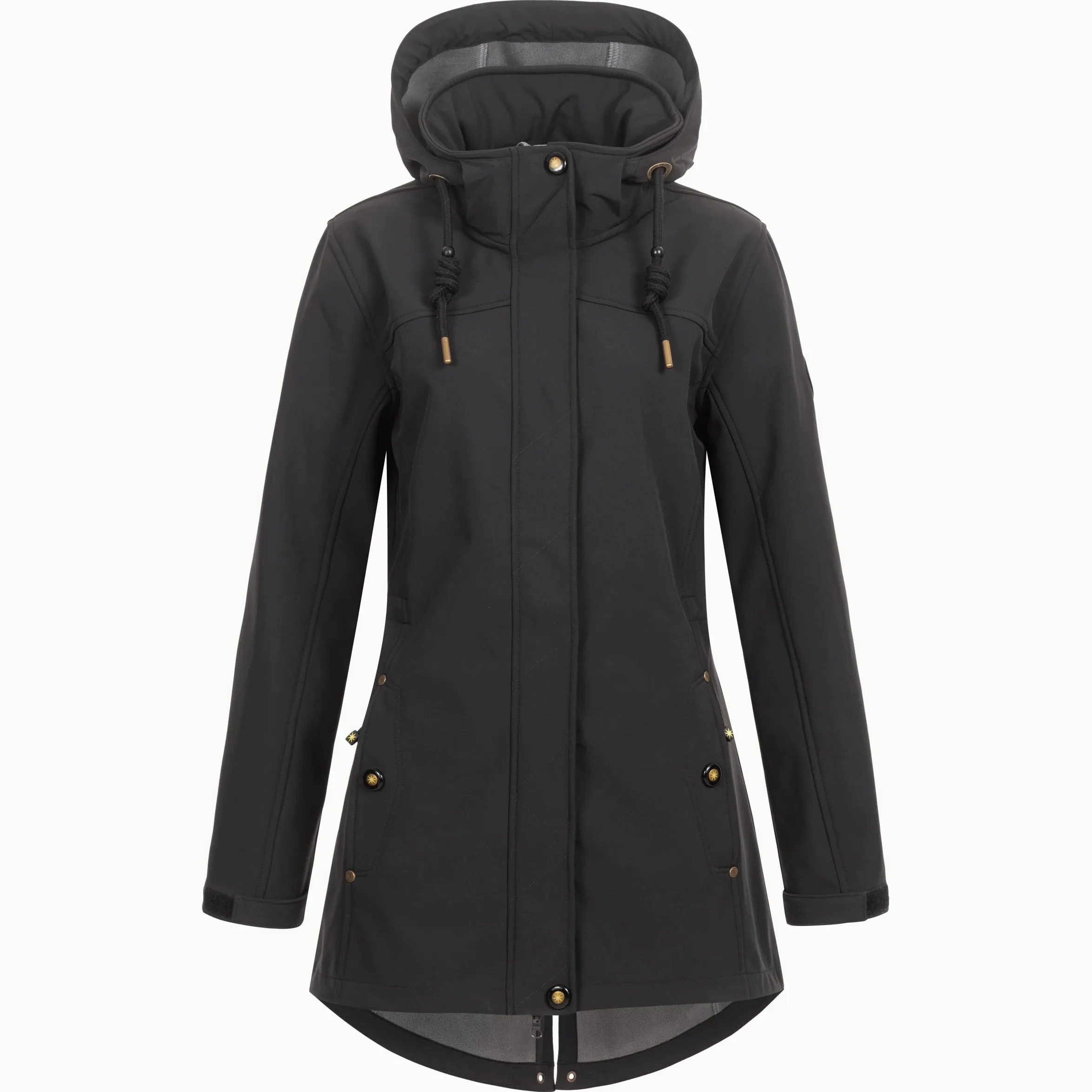 Ankerglut Kurtka softshell Kobiety Damski Płaszcz Softshell Krótki Płaszcz Z Kapturem, Kurtka Softshell, Kurtka Przejściowa #Anker Glutbreeze