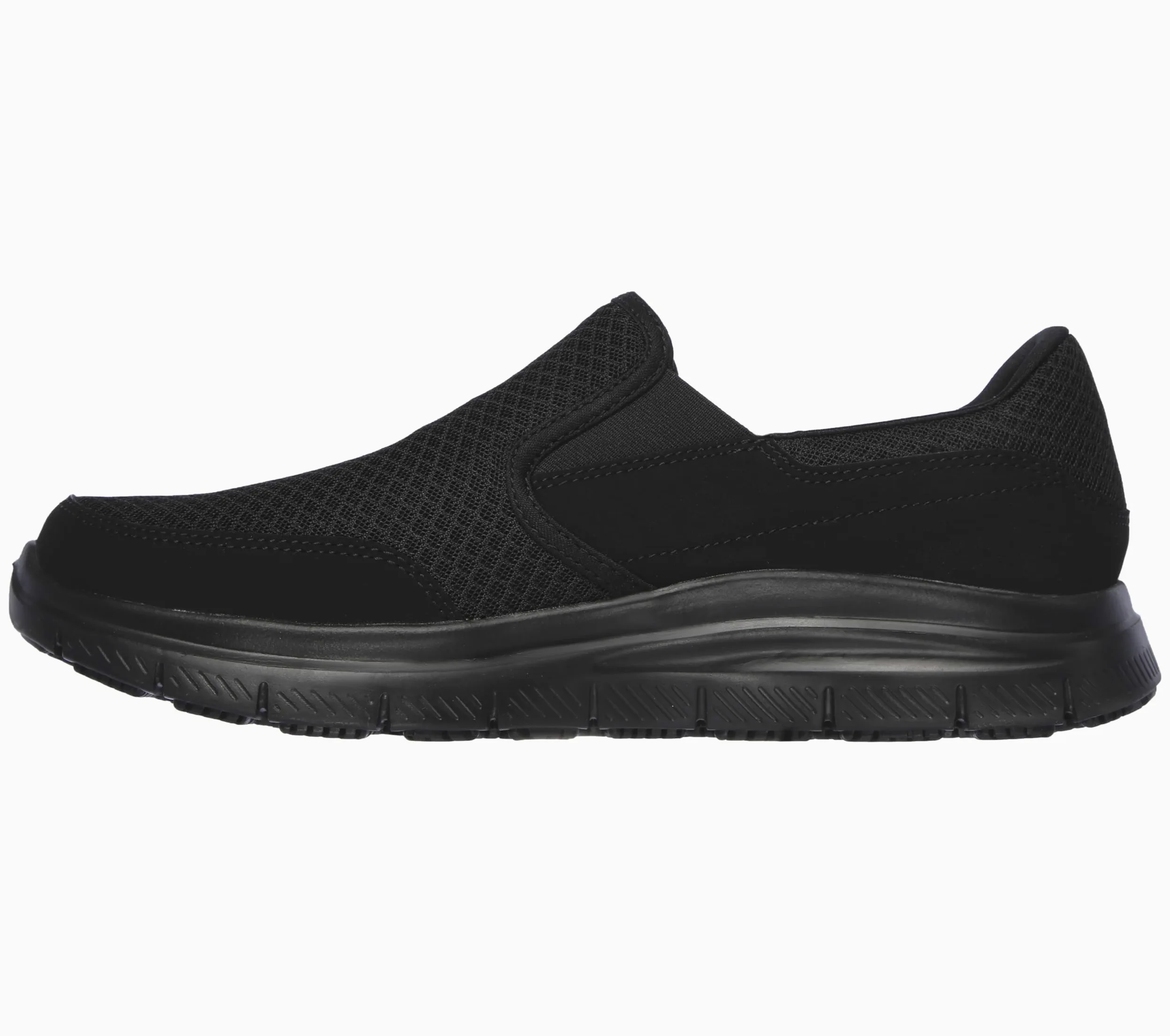 Skechers do pracy 77.048 Flex Zaleta antypoślizgowa okładzina Mcallen, czarny, 48.5 EU