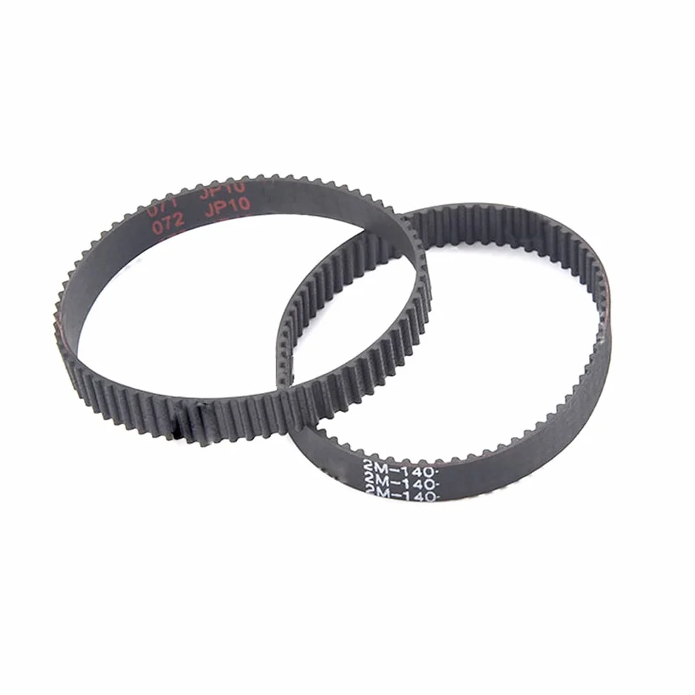 2PCS GT2 /2M Pasek rozrządu 140-2GT-6mm Zamknięta pętla GT2 140 Długość = 140 mm/zęby = 70 /szerokość = 6 mm dla drukarki 3D