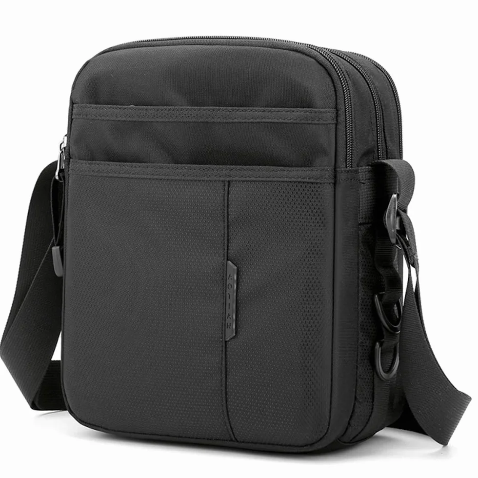 SPAHER Męska Torba Na Ramię Torby Boczne Wodoodporna Nylonowa Torba Crossbody Z Wieloma Kieszeniami Torba Listonoszka Torby Typu Sling Mała Torba Podróżna Do Pracy, Podróży, Szkoły