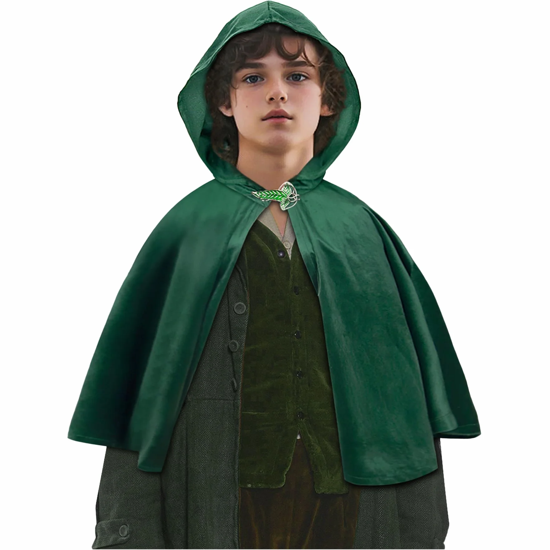 keland Peleryna Hobbit Władca Pierścieni, kostium z broszką LOTR