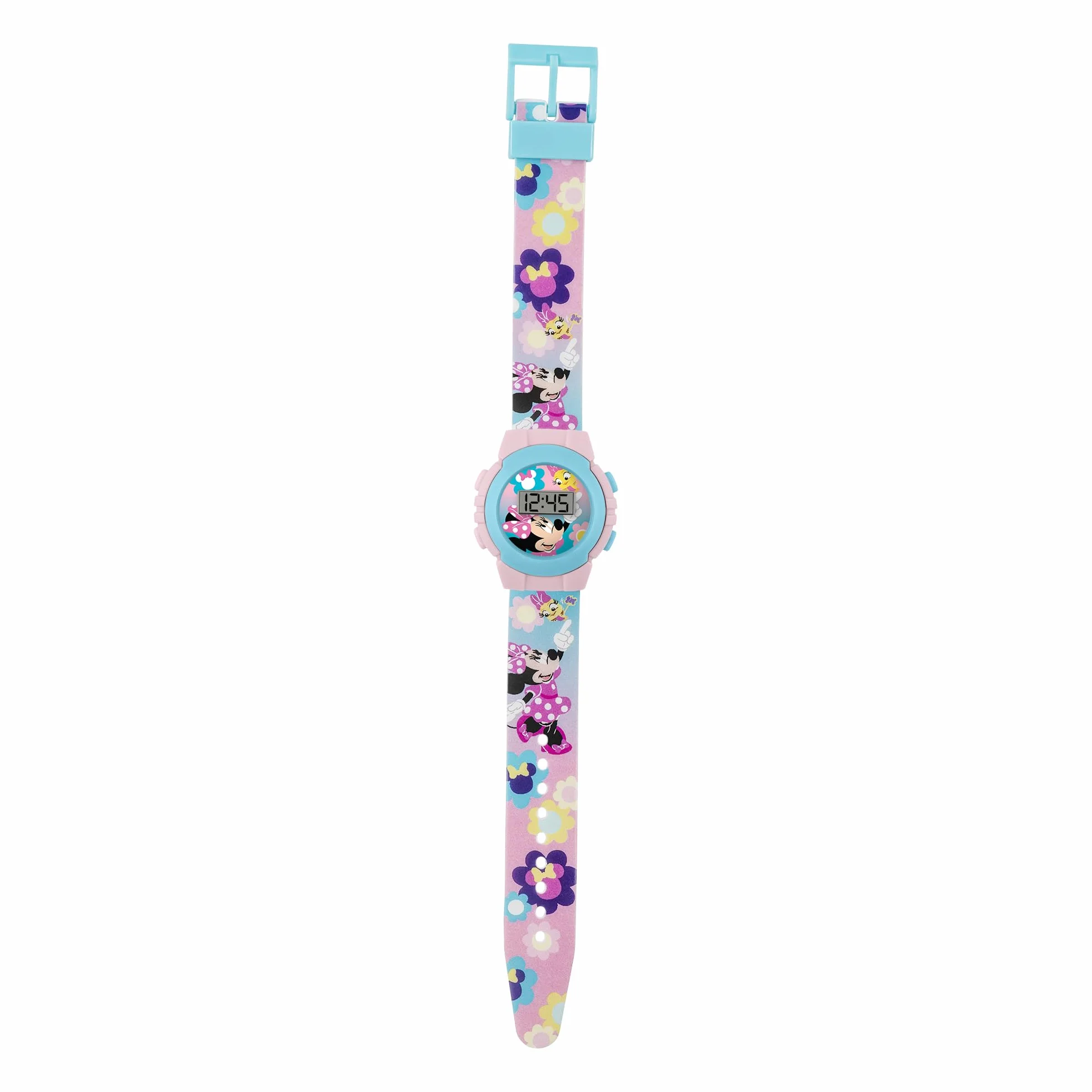 Minnie Mouse Disney Wielokolorowy zegarek cyfrowy na nadgarstek MN4443