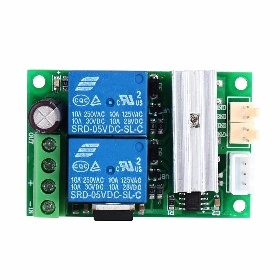 Regulator prędkości silnika DC, regulator PWM przełącznik cofania DC 6-24 V 3 A silnik cofanie