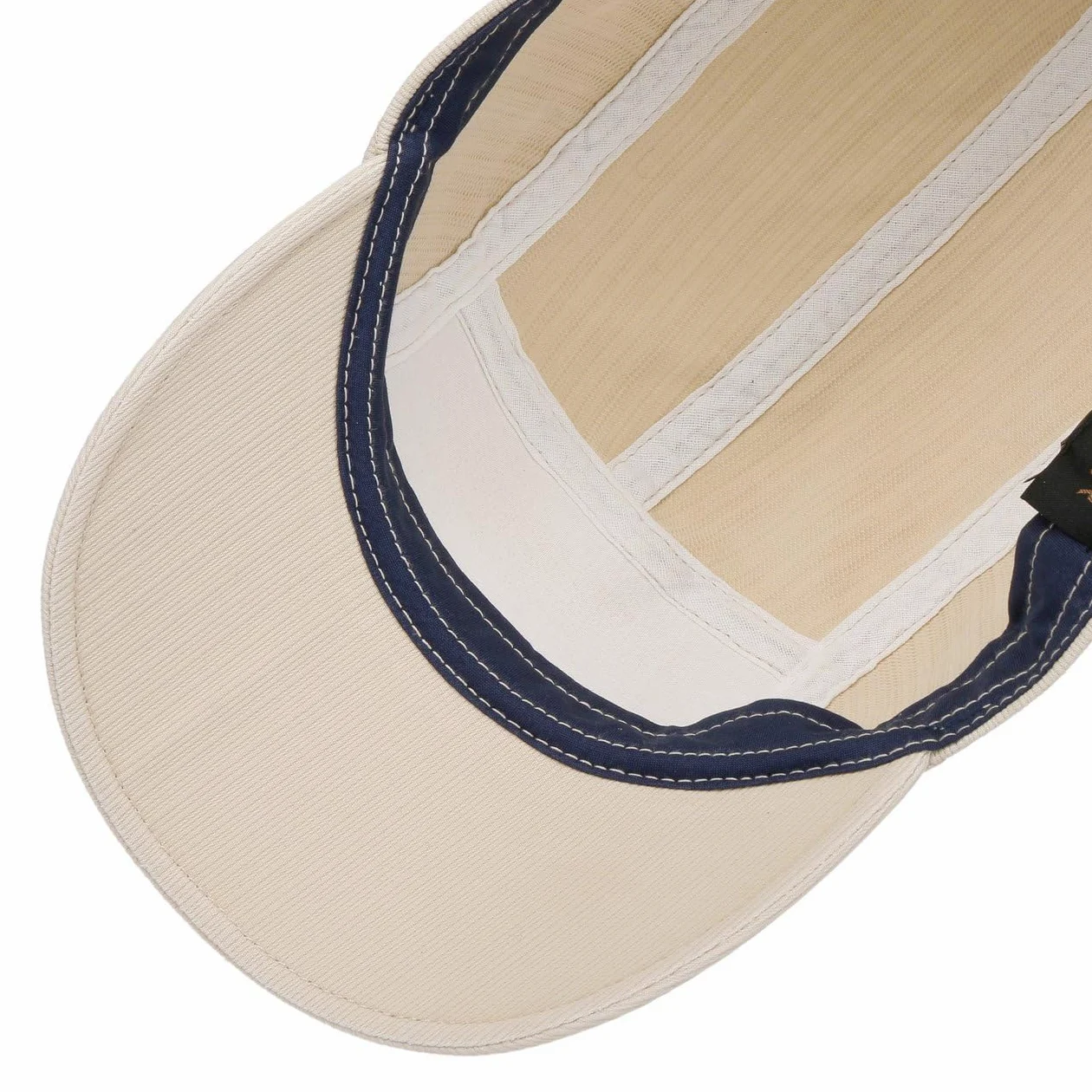 Mayser Czapka z Daszkiem Bawełniana SpeedyMężczyźni - Made in the EU przeciwsloneczna baseball cap na lato daszkiem, Zapięcie rzepy wiosna-lato - 58 cm jasnobeżowy