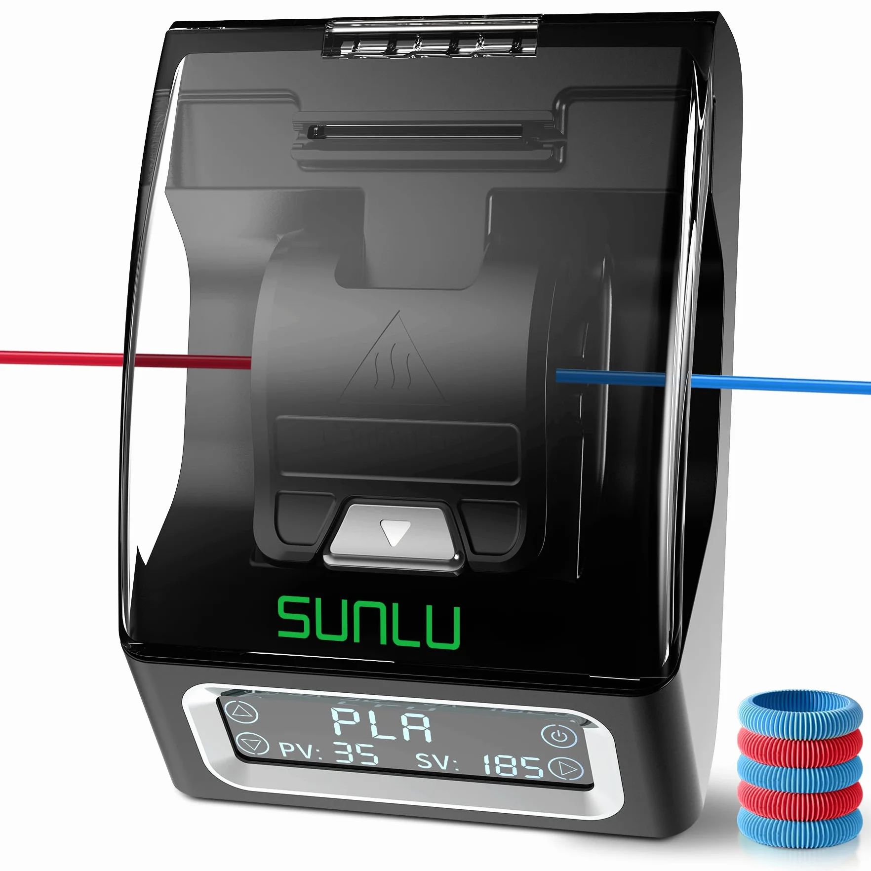 SUNLU Złącze filamentu 3D 1,75 mm 240°C PLA PETG ABS PA 200 szt.