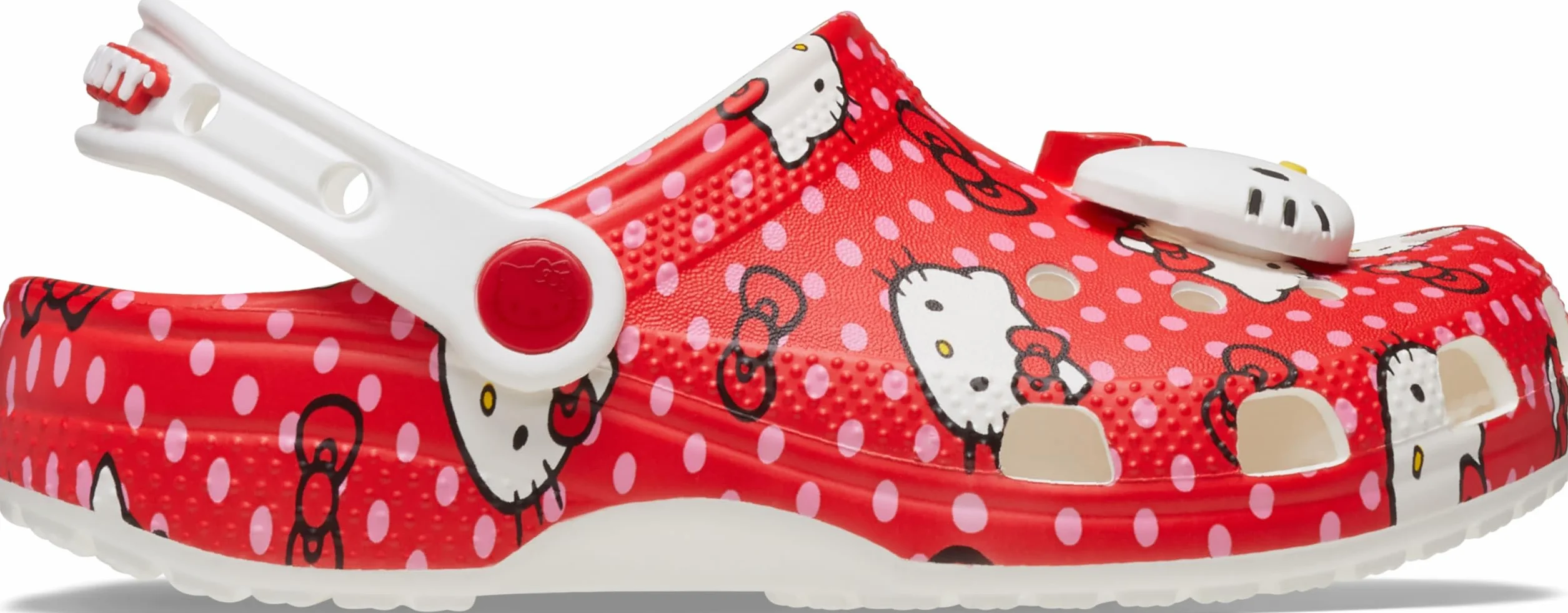 Crocs Uniseks - dzieci Hello Kitty Red Classic Clog TChodak
