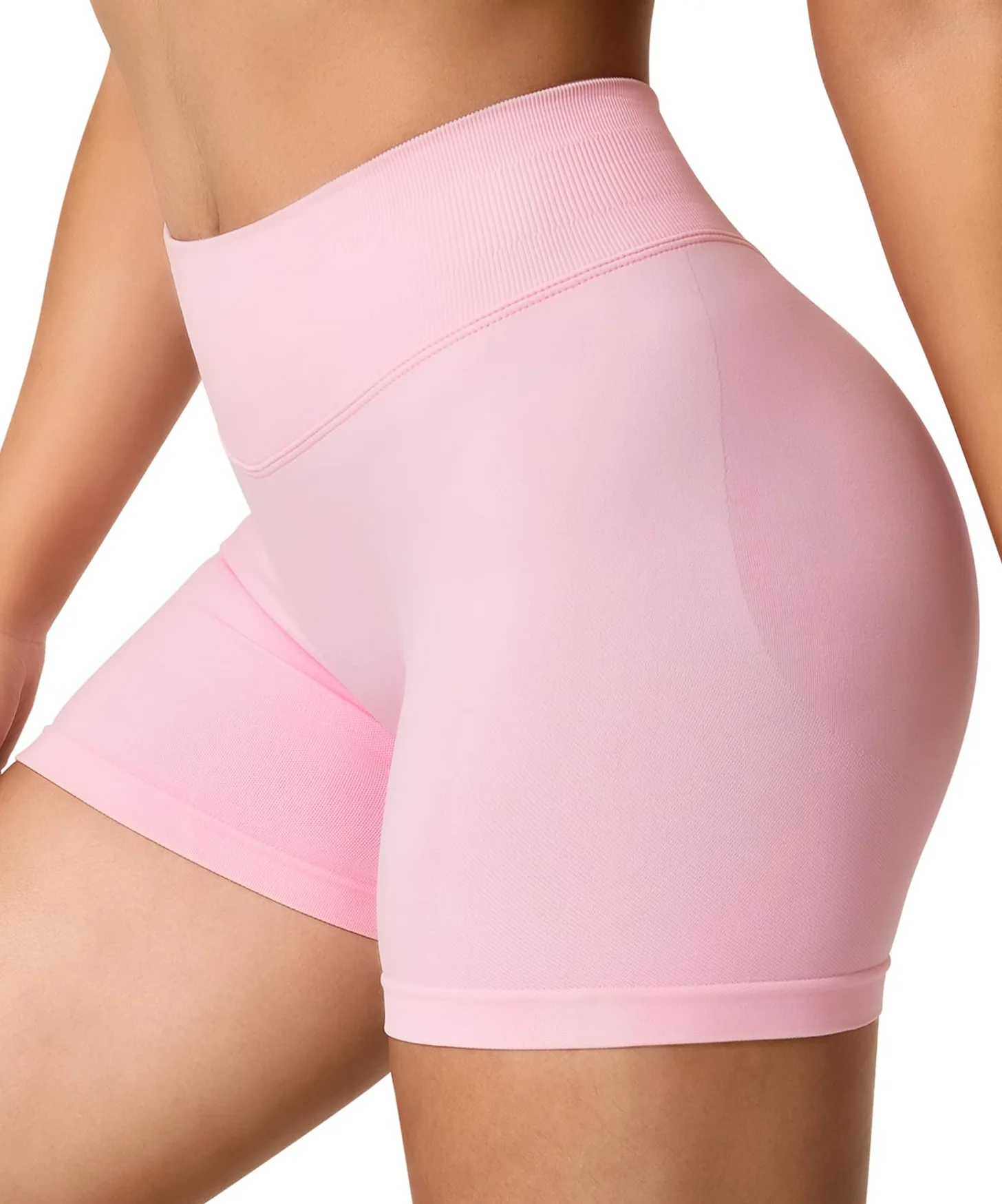 TAYOEA Panie Scrunch Butt Leggingi Pleszczowe Sporty Sportowe Ozroczyste Siłowni Spodne