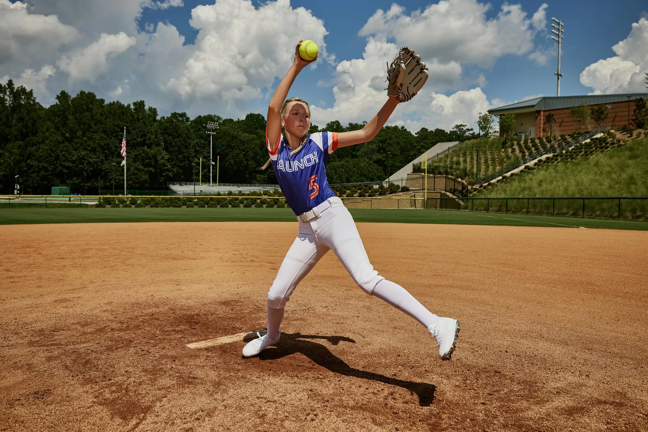 Mizuno Fastpitch Damskie spodnie softball dla dorosłych, z niskim stanem
