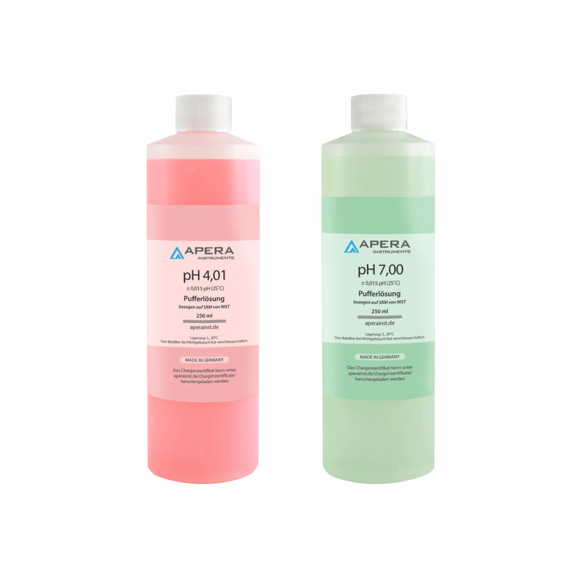 Apera Instruments Roztwór do kalibracji pH 4,01/7,00 każda 250 ml, AI1113