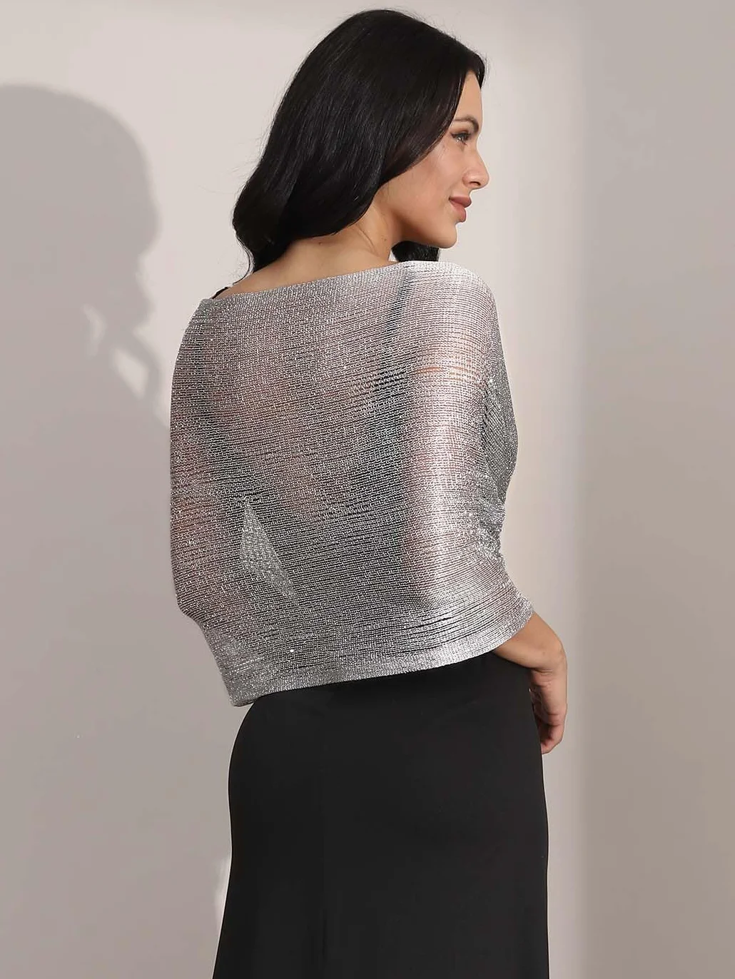 Damski szal na wesele, metaliczne szale i szaliki na suknię wieczorową, elegancki szal, szal ślubny, dla kobiet